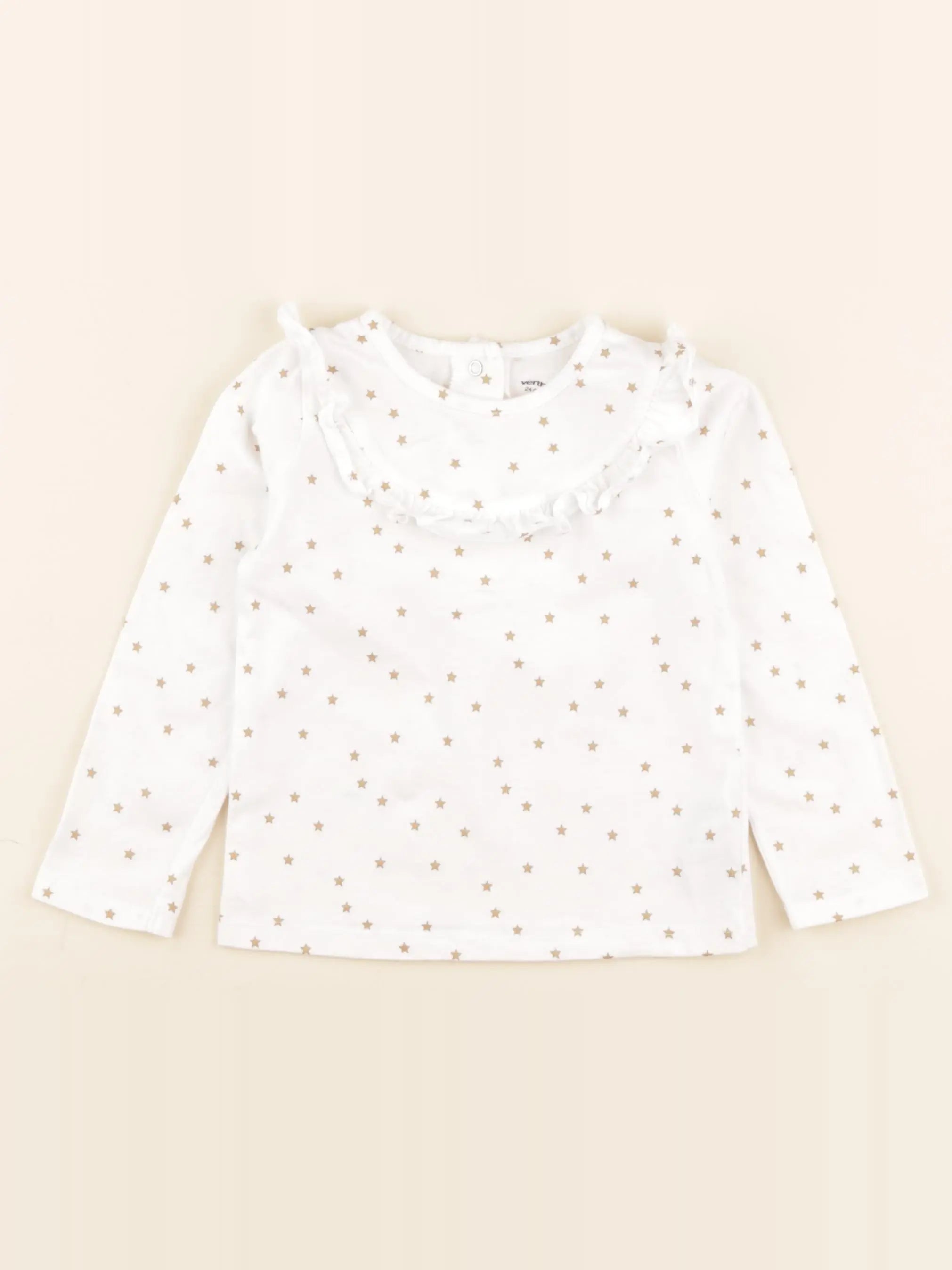 Vertbaudet - tee-shirt blanc - 24 mois