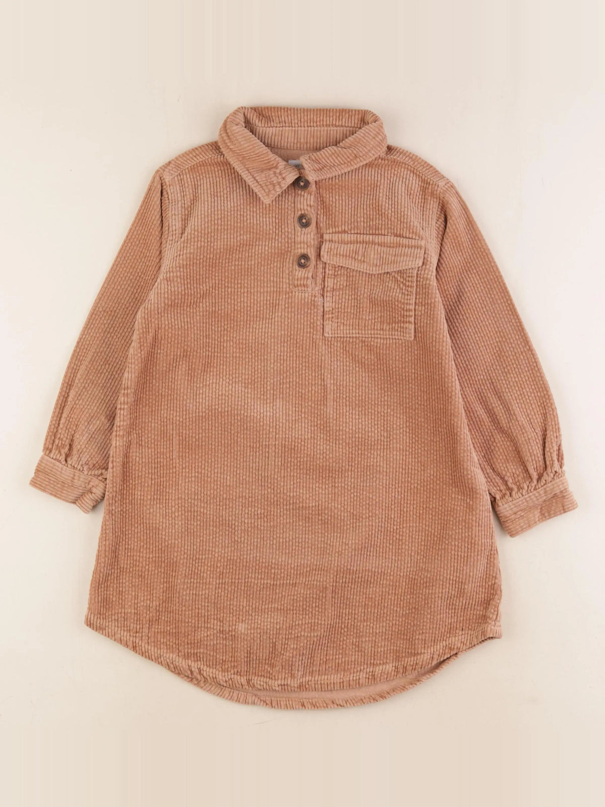 Vertbaudet - robe marron - 6 ans
