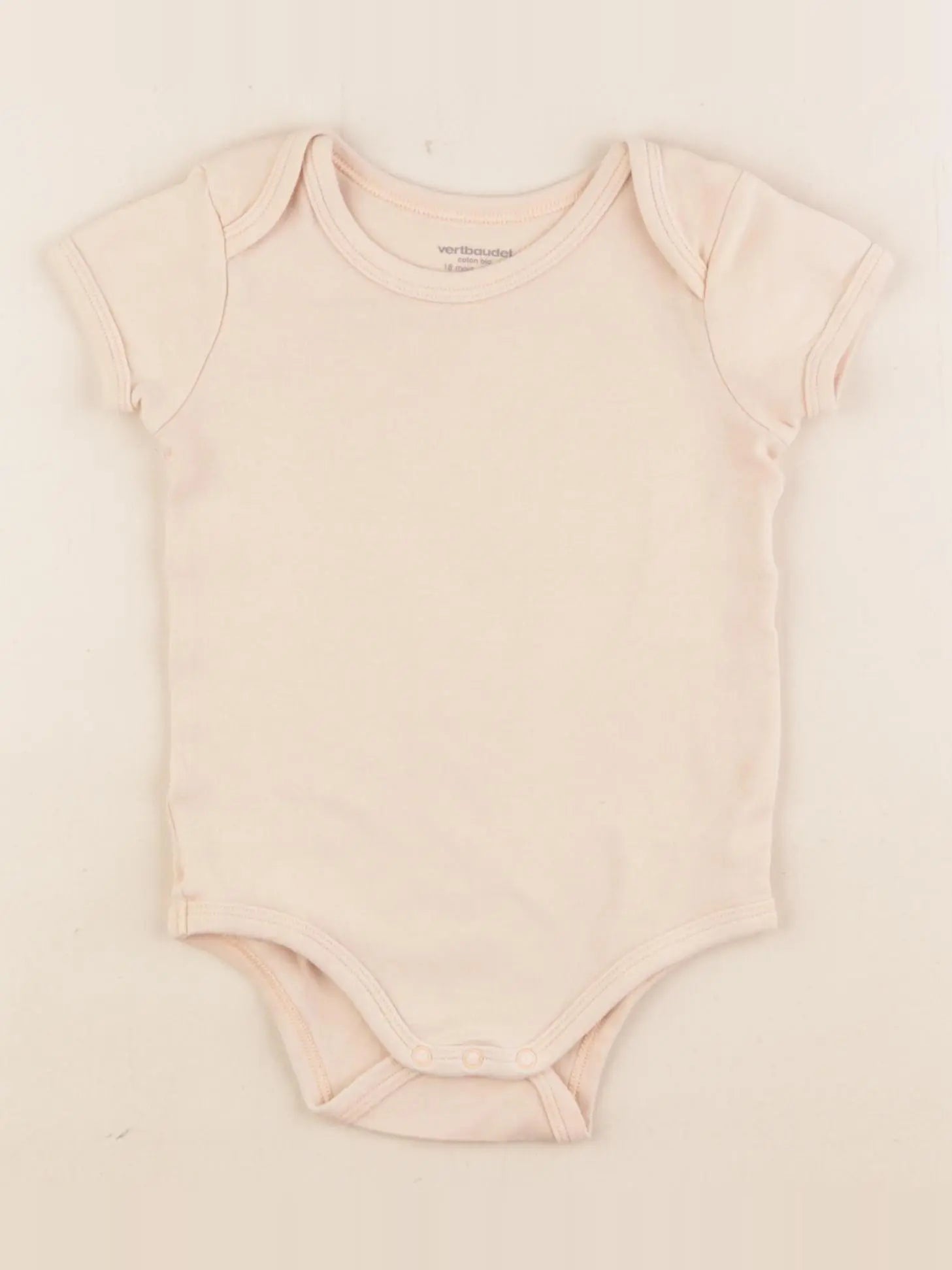 Vertbaudet - body orange - 18 mois