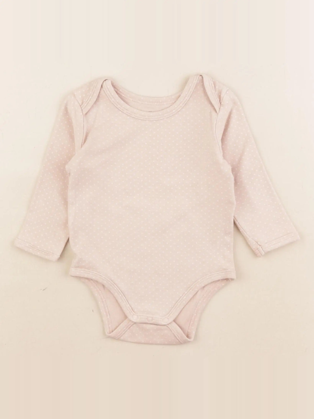Vertbaudet - body beige - 12 mois