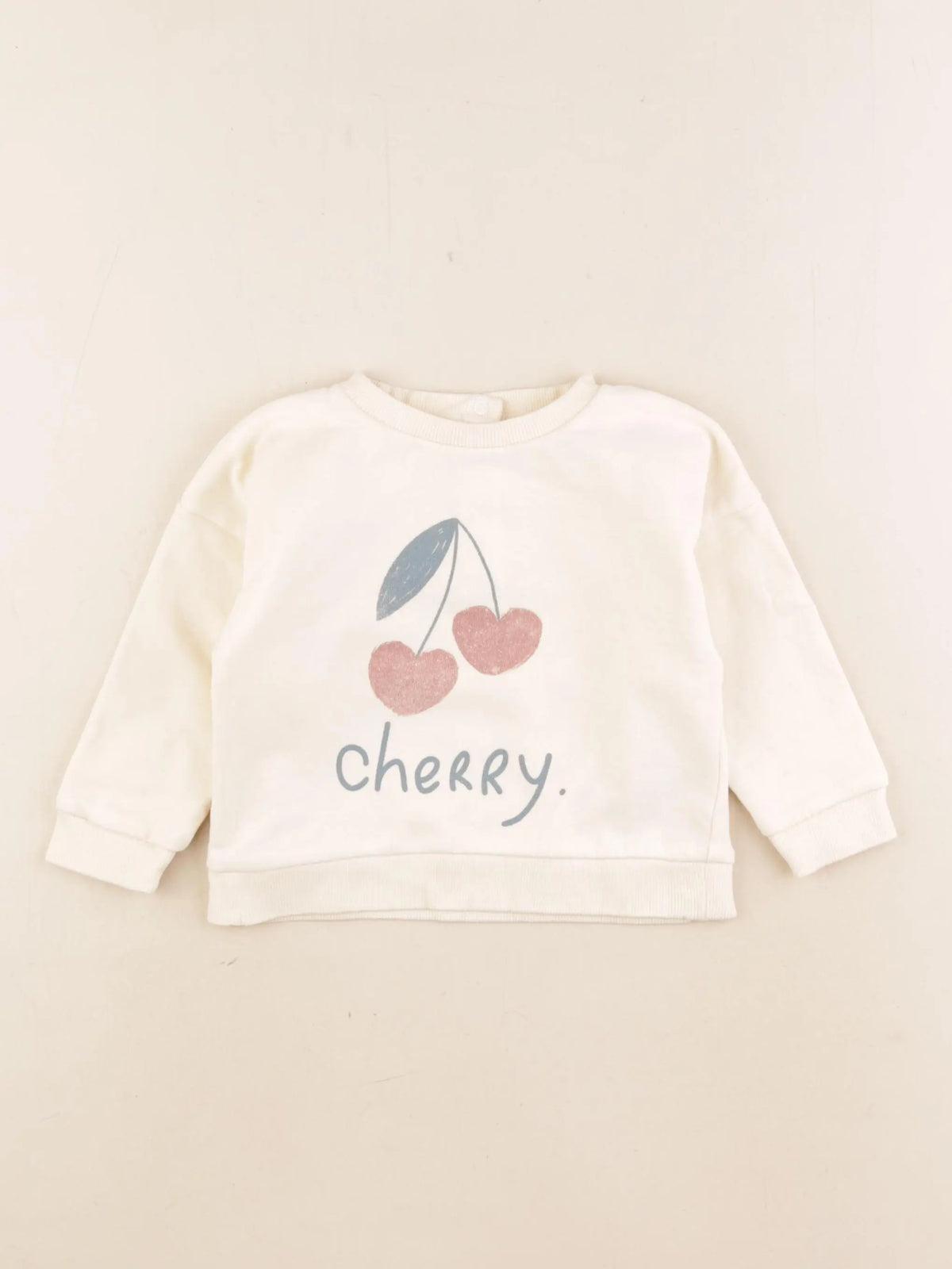 Vertbaudet - sweat jaune - 18 mois
