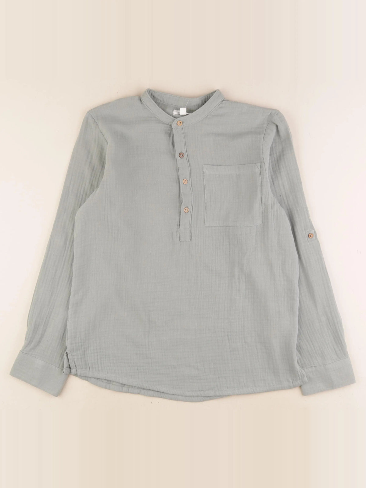 Vertbaudet - chemise vert - 14 ans