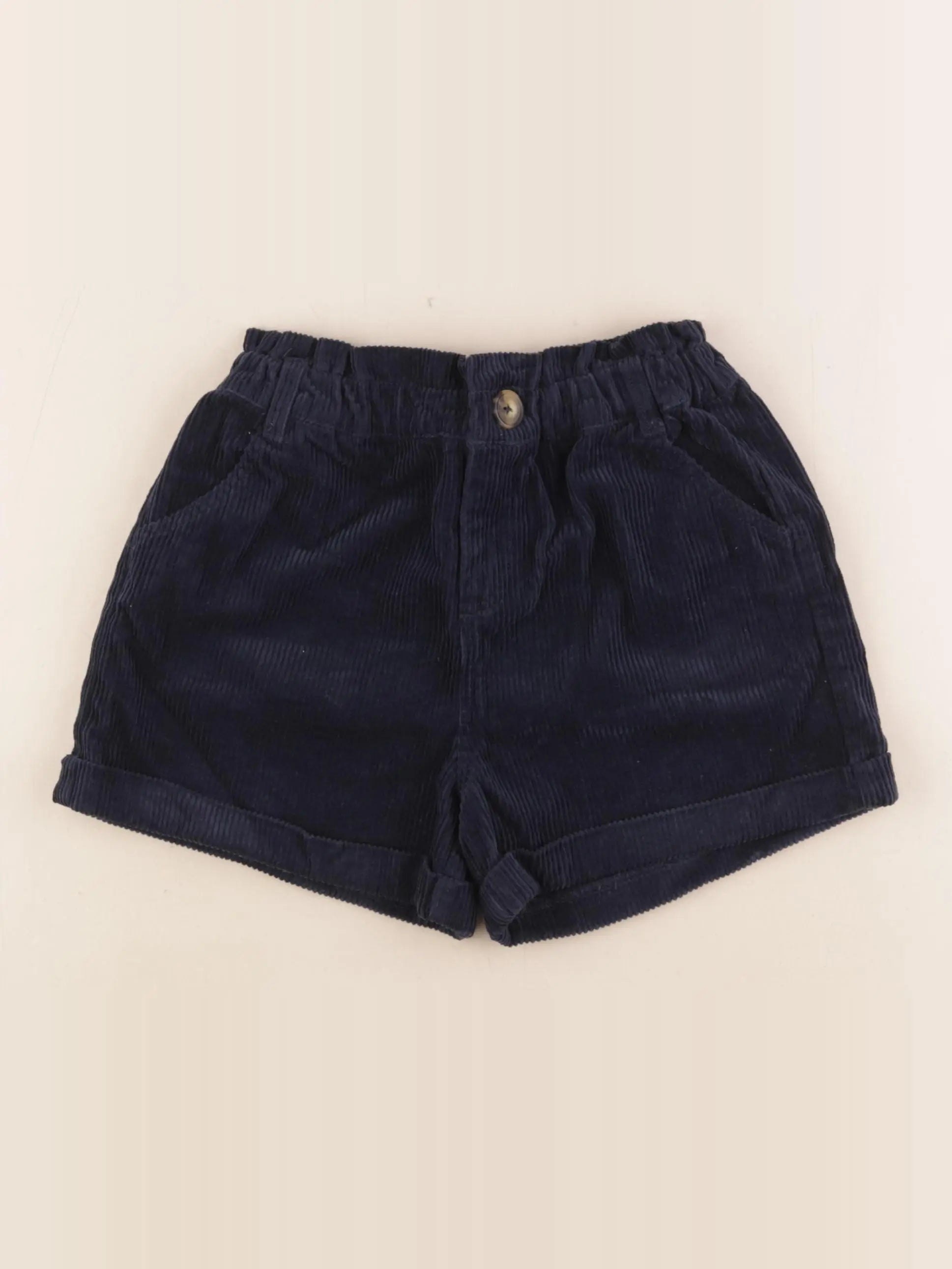 Vertbaudet - short bleu - 7 ans
