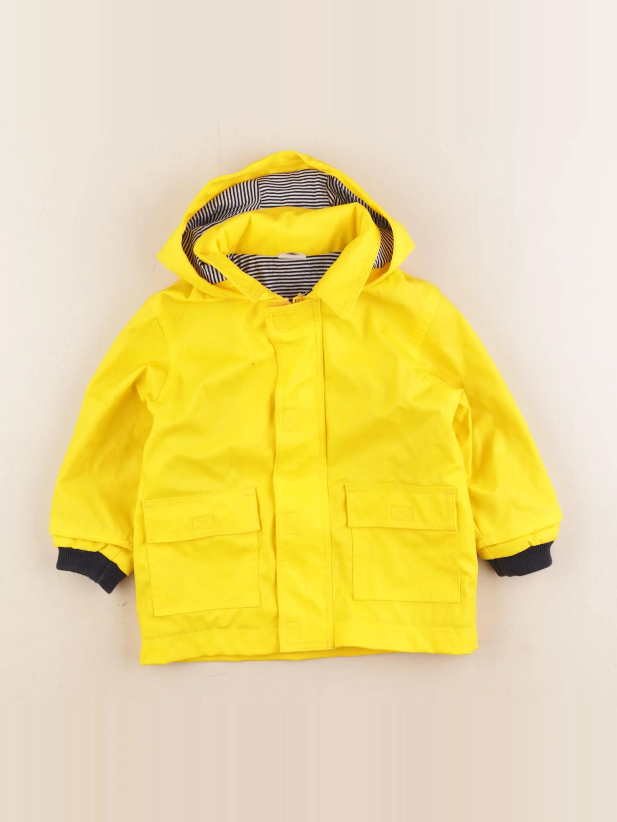 Petit Bateau - coupe-vent jaune - 12 mois