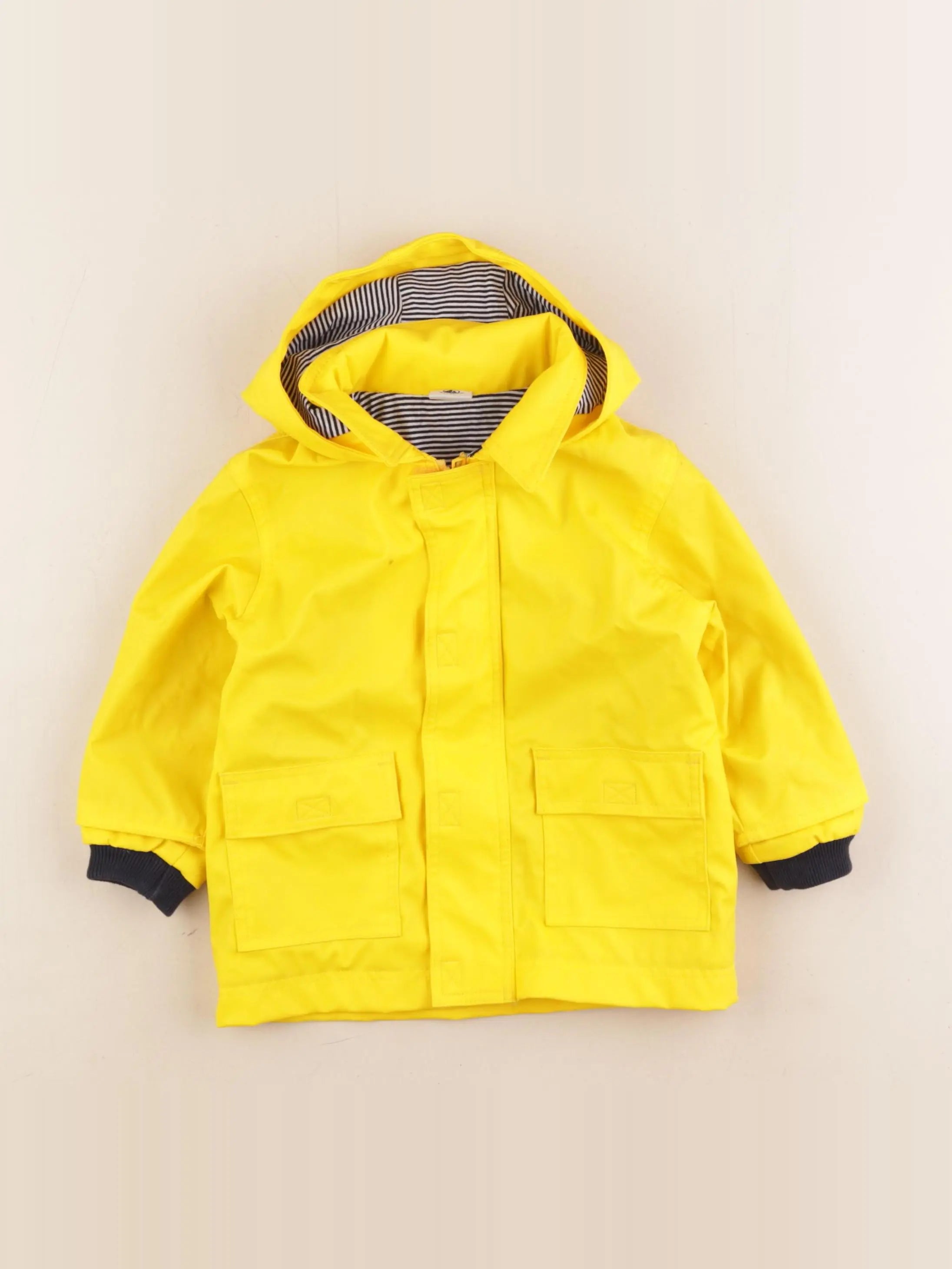 Petit Bateau - coupe-vent jaune - 12 mois