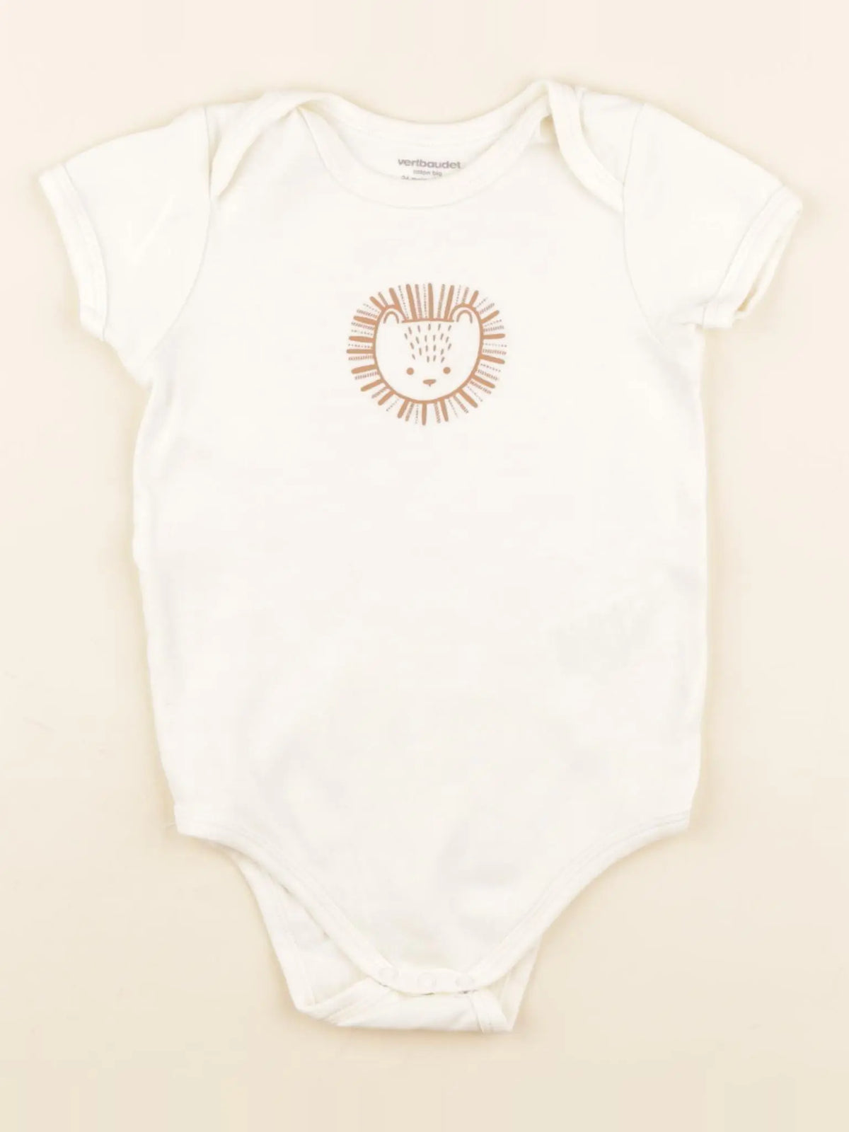 Vertbaudet - body blanc - 24 mois