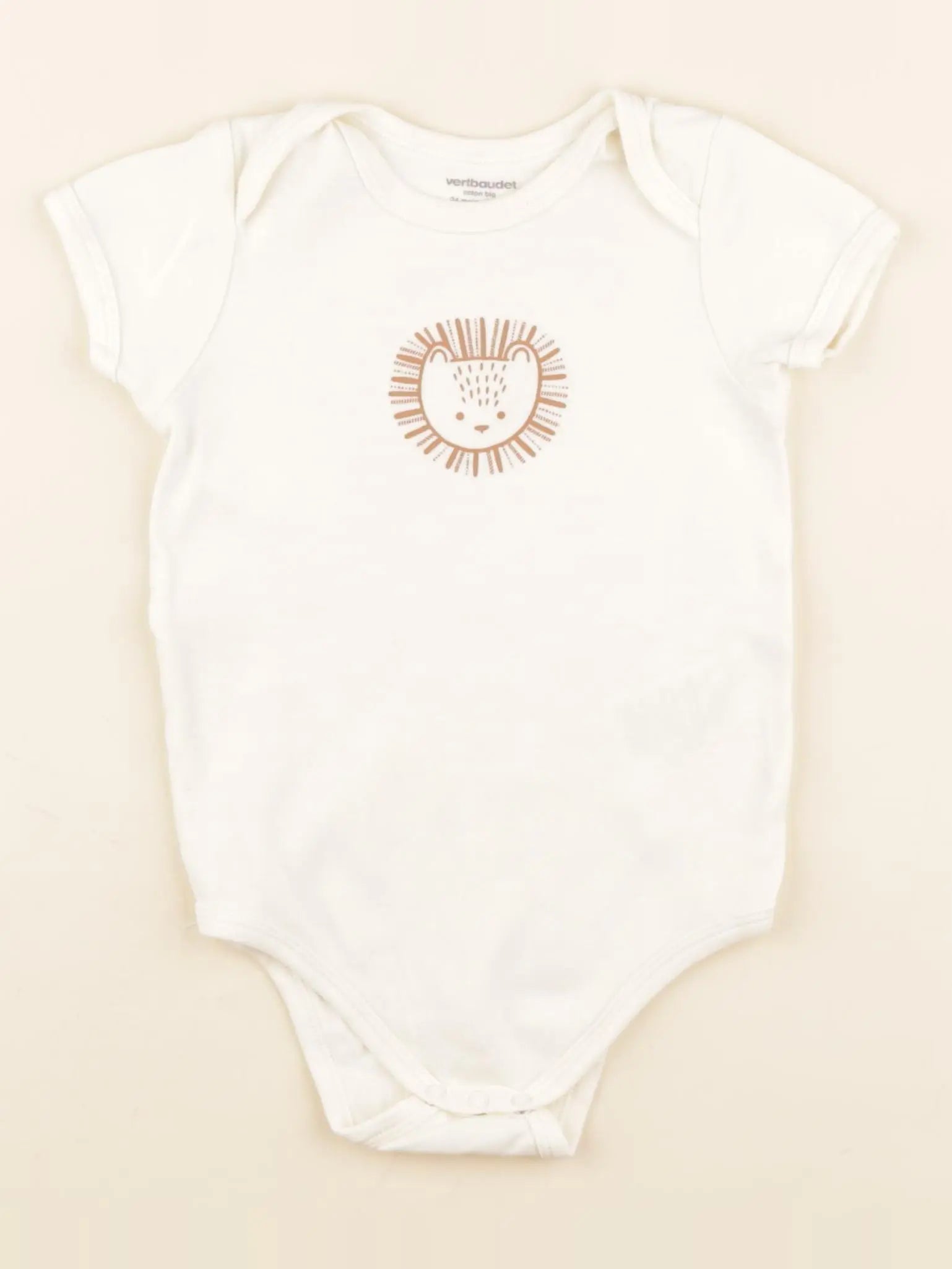 Vertbaudet - body blanc - 24 mois