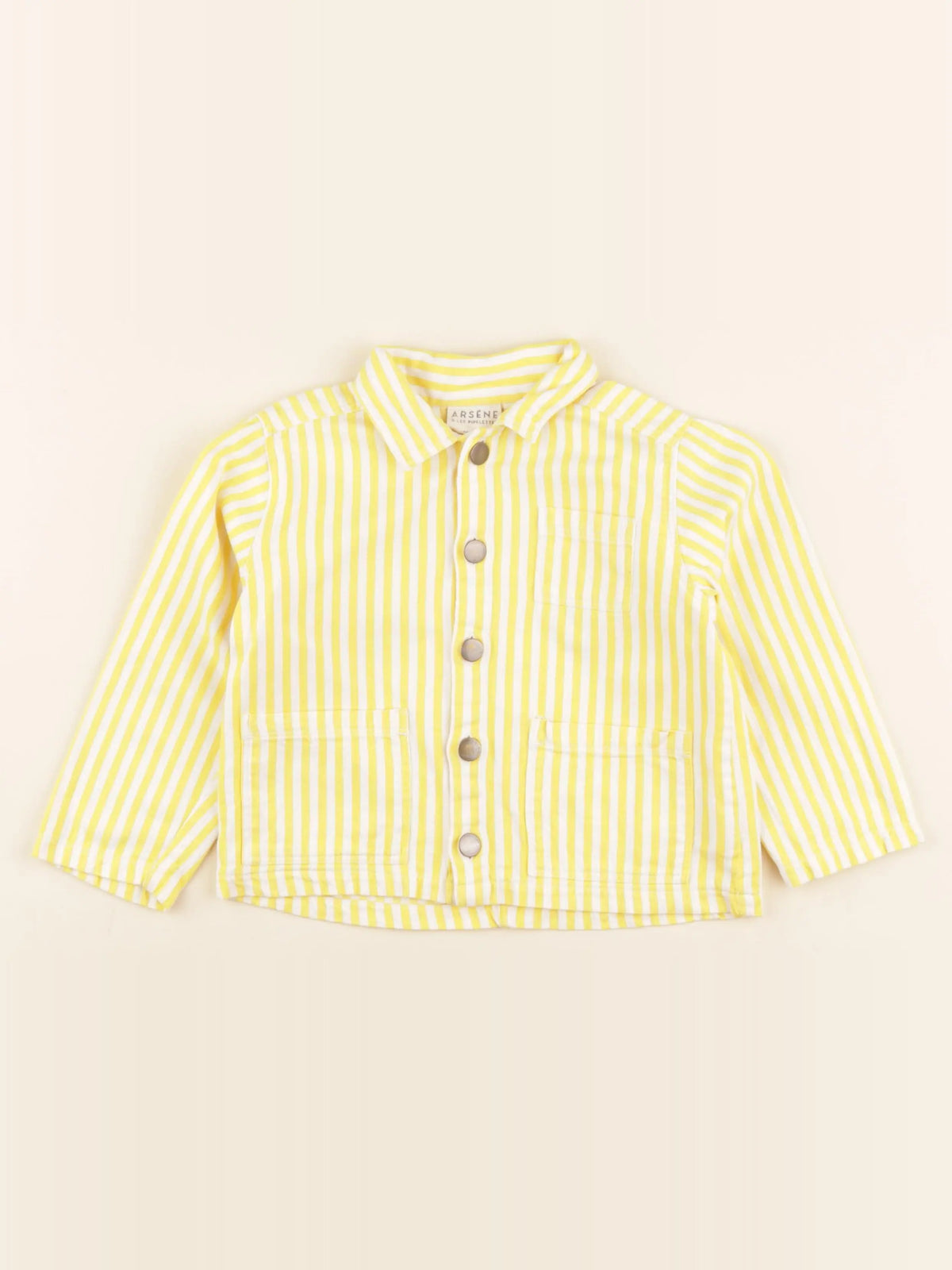 Arsène et les pipelettes - chemise jaune - 36 mois