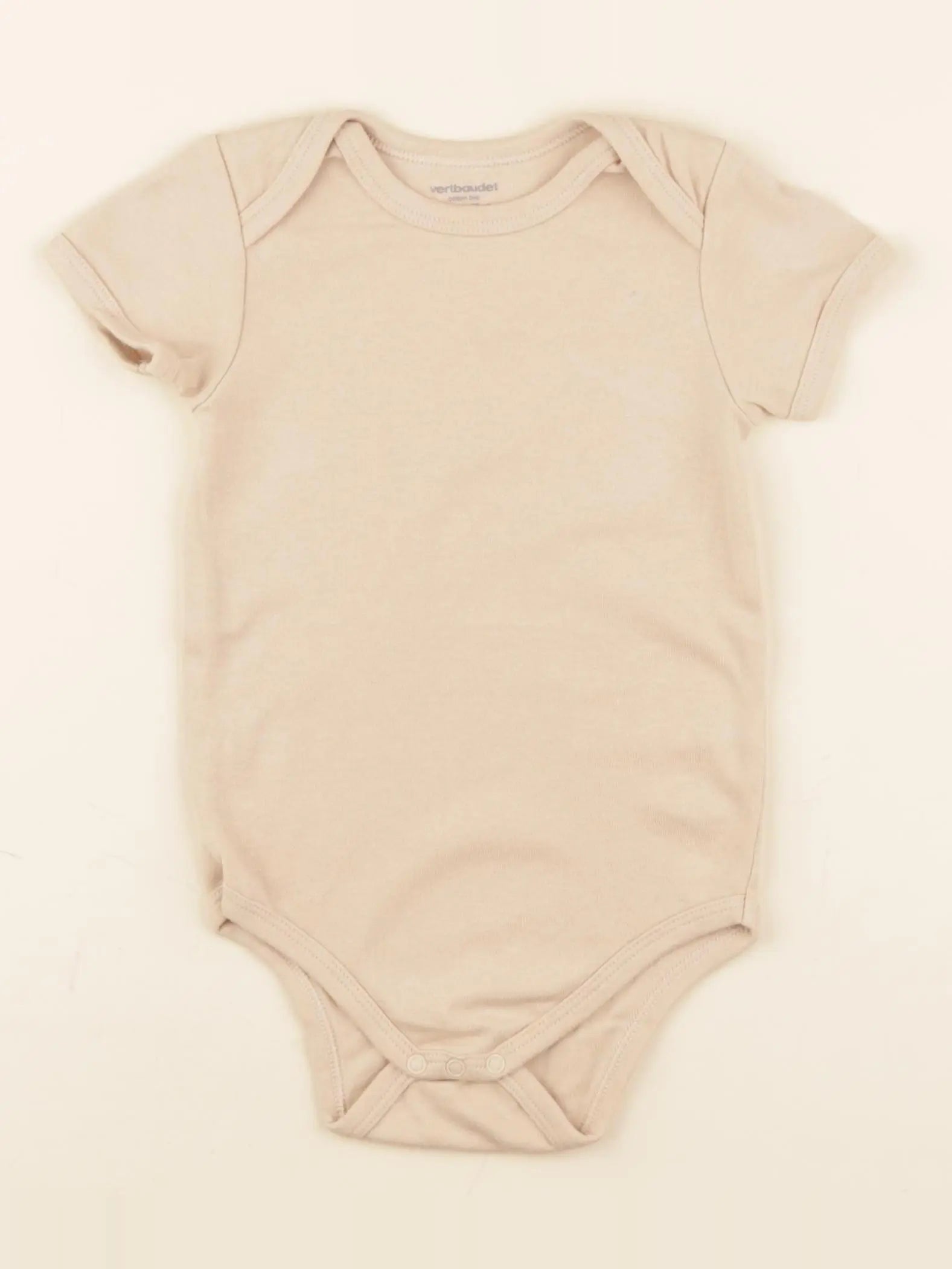 Vertbaudet - body beige - 24 mois
