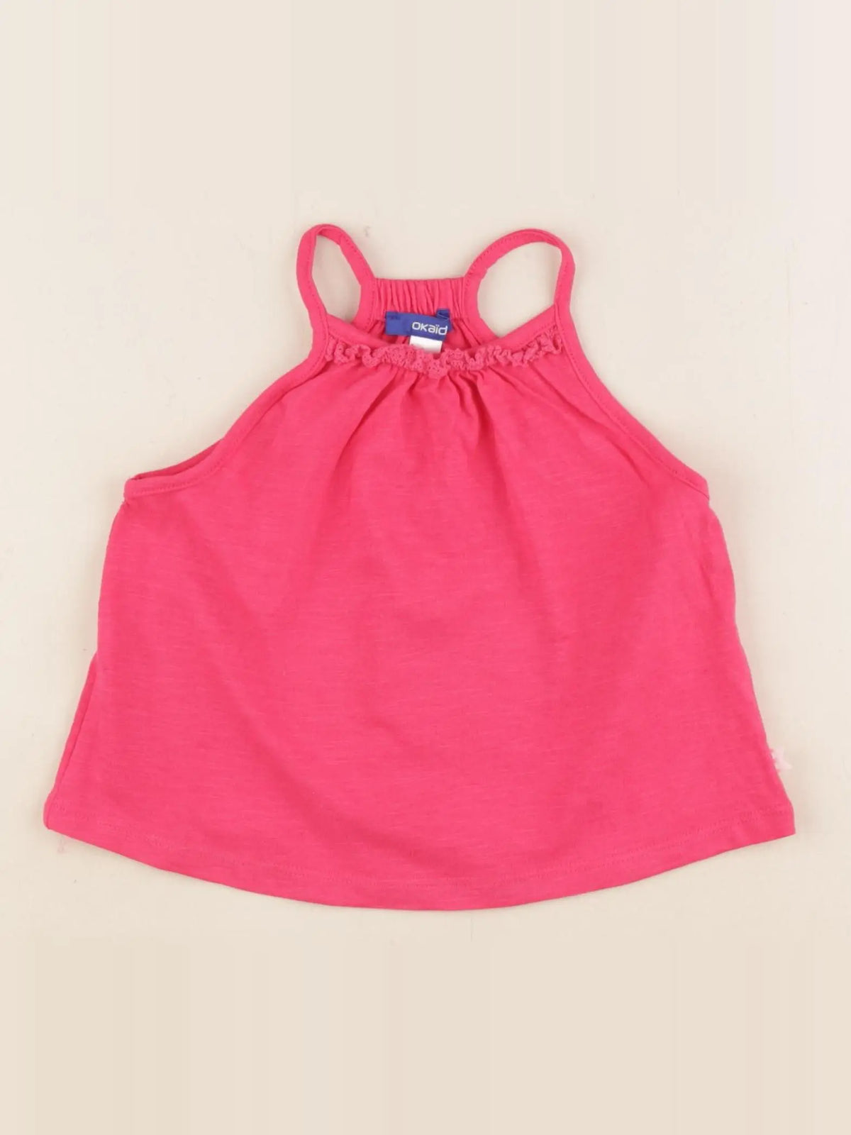 Okaidi - débardeur rose fluo - 4 ans
