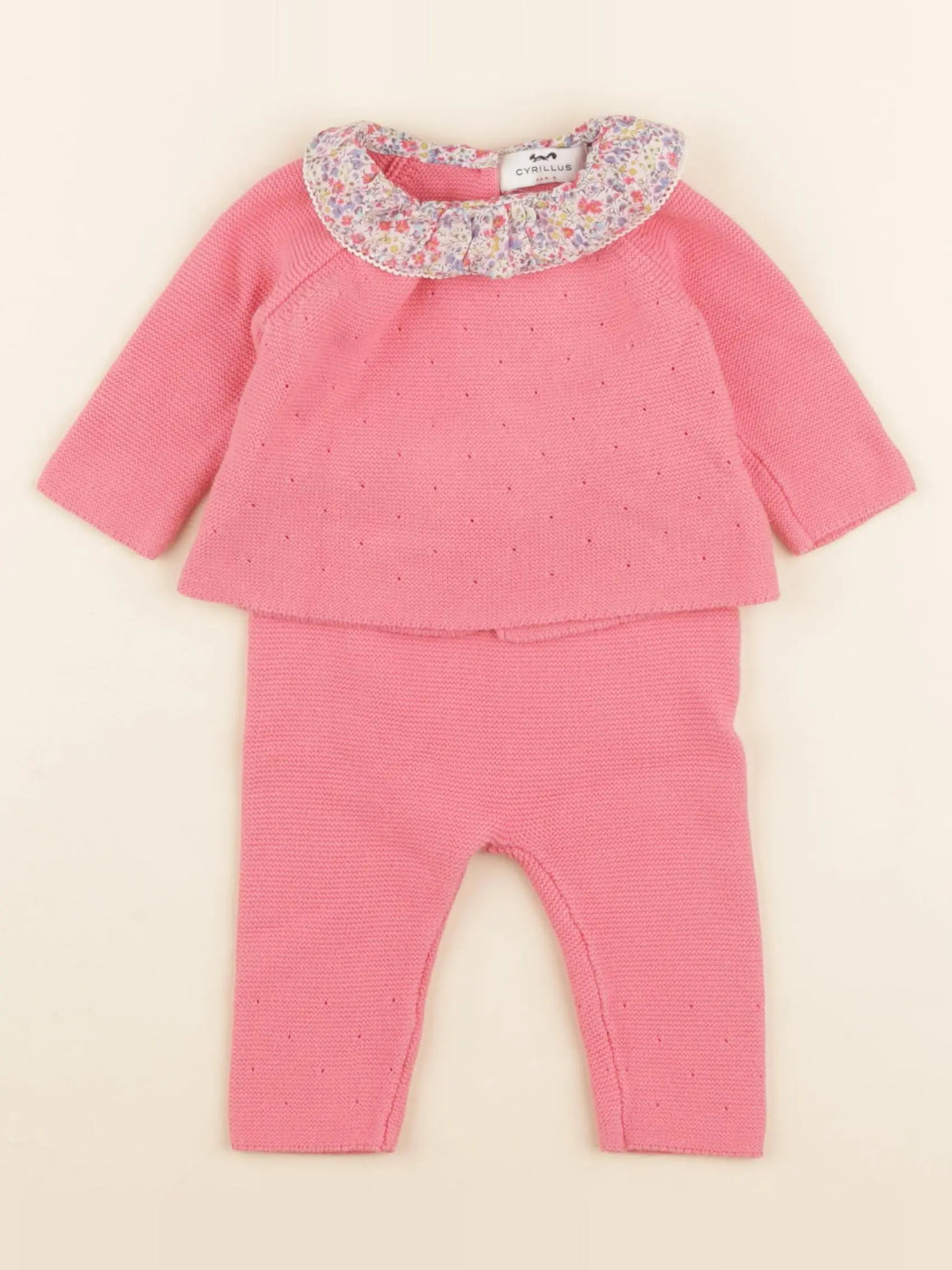 Cyrillus - ensemble rose - 3 mois