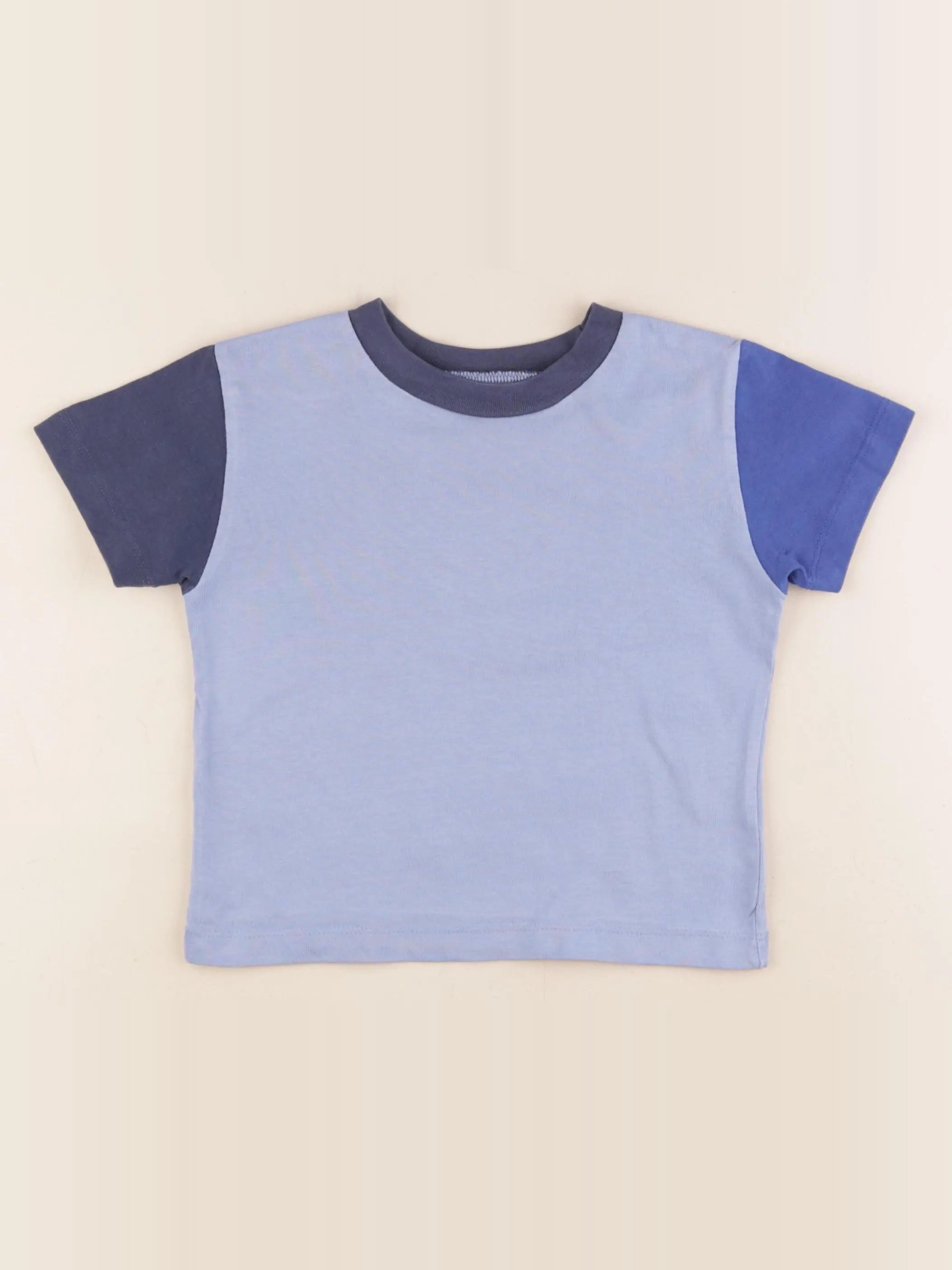 Monoprix - tee-shirt bleu - 3 ans