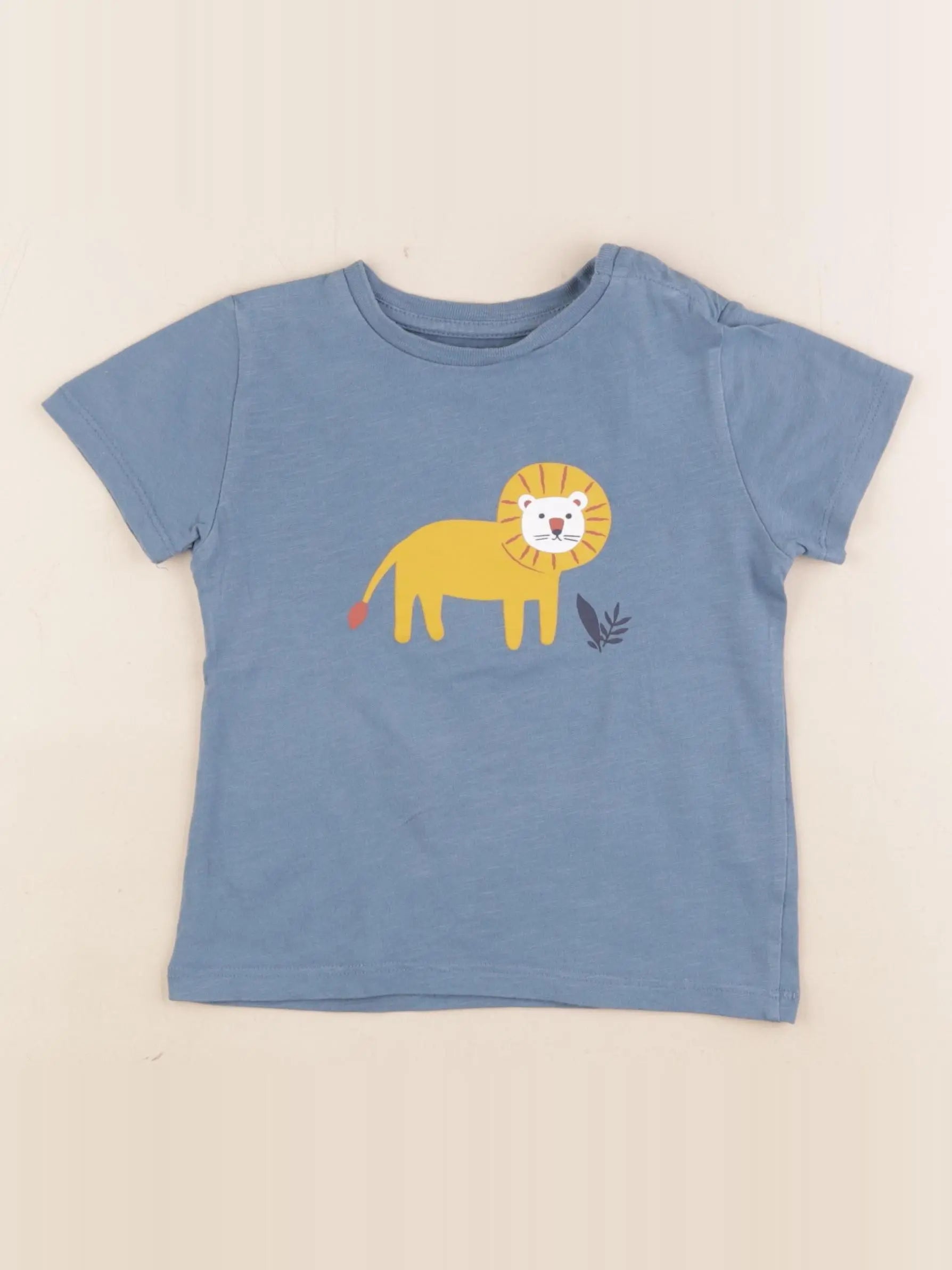 Boutchou - tee-shirt bleu - 24 mois