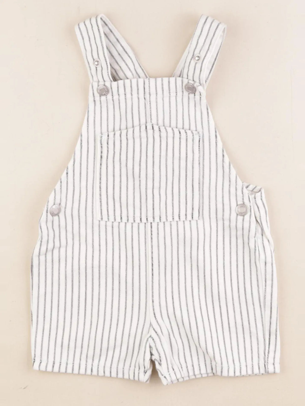 Zara - salopette blanc - 9/12 mois