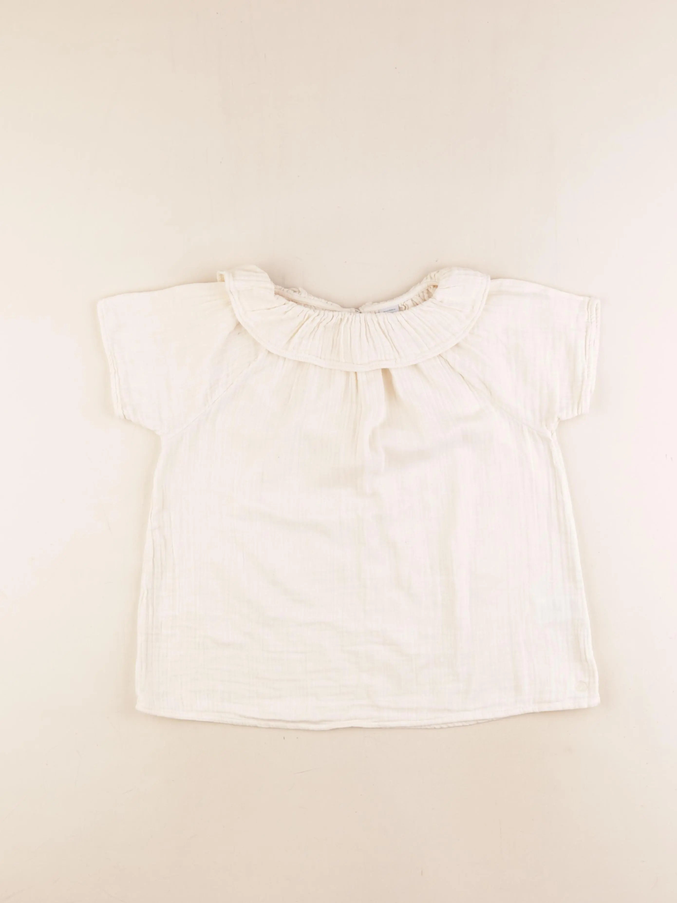 Petit Bateau - blouse beige - 10 ans