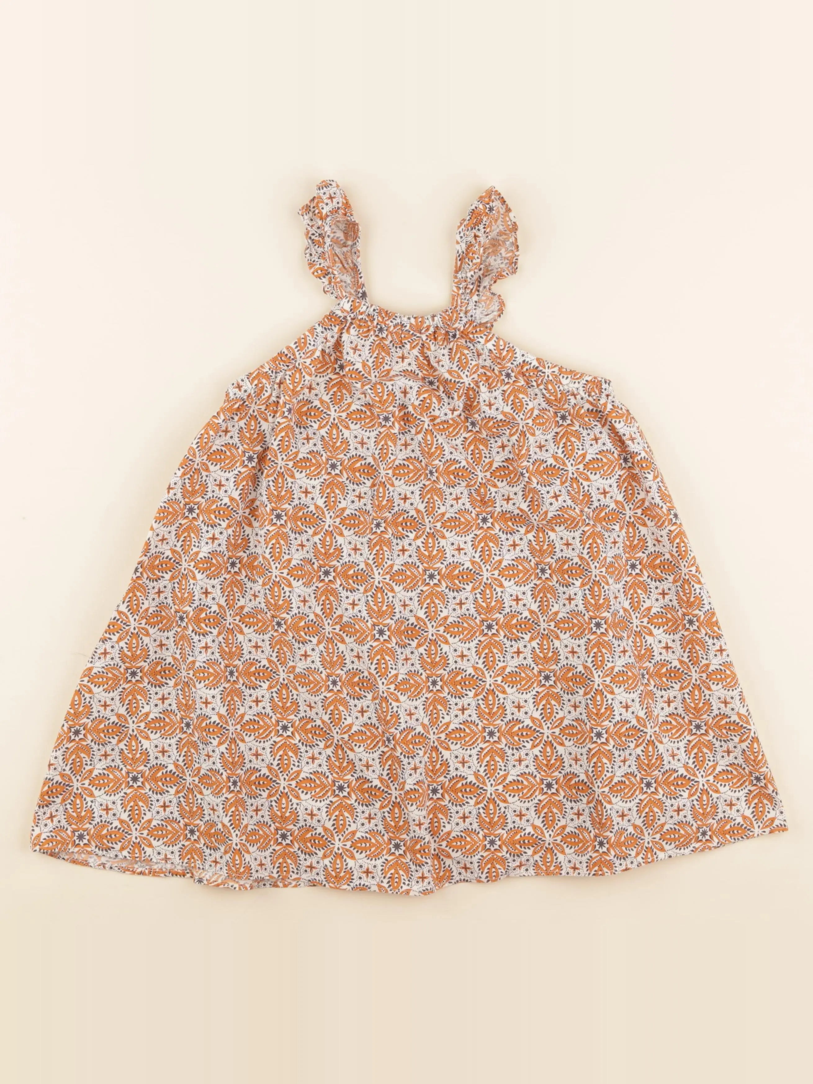 Vertbaudet - robe marron - 4 ans