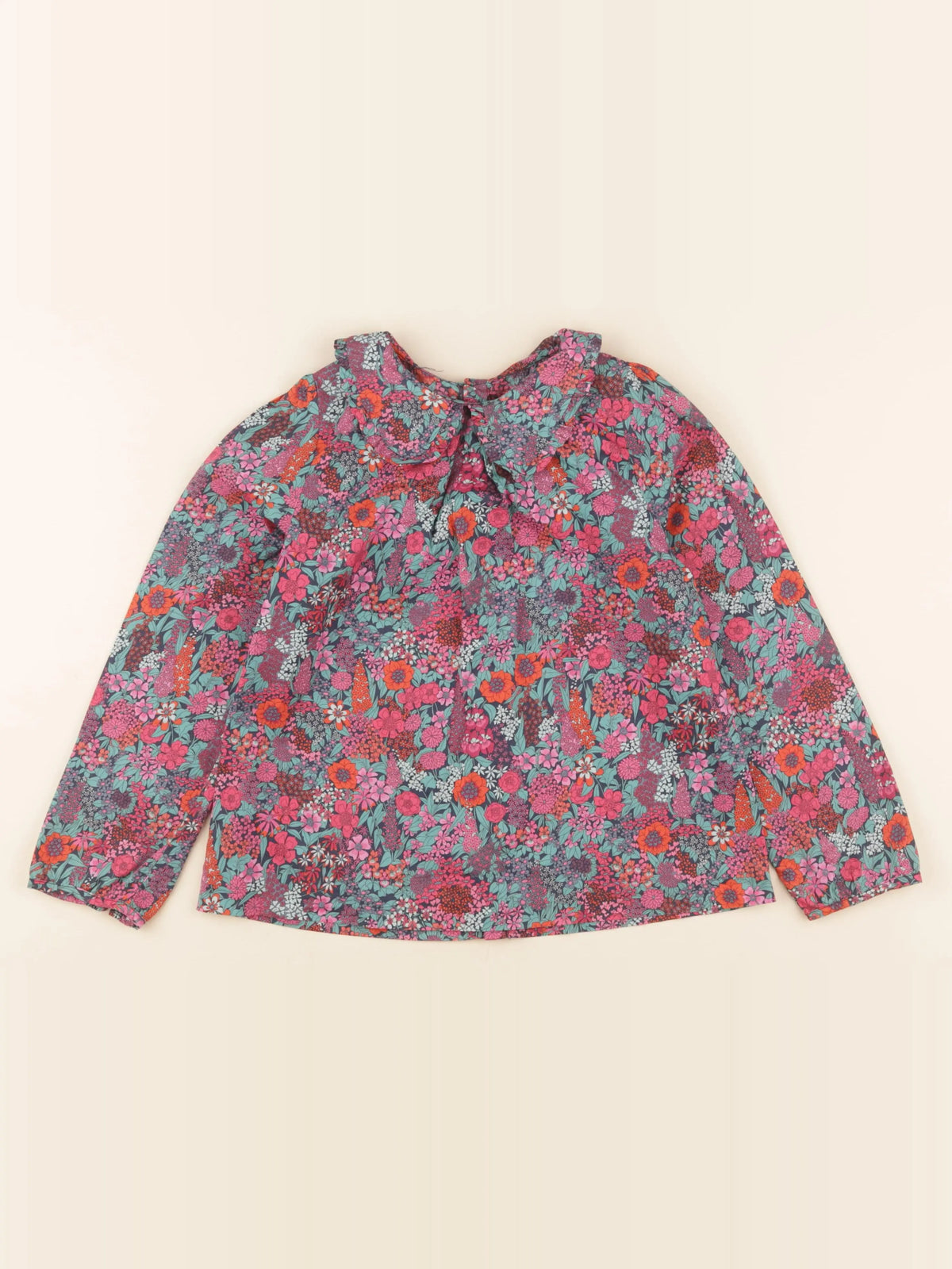 Jacadi - blouse liberty multicolore - 8 ans