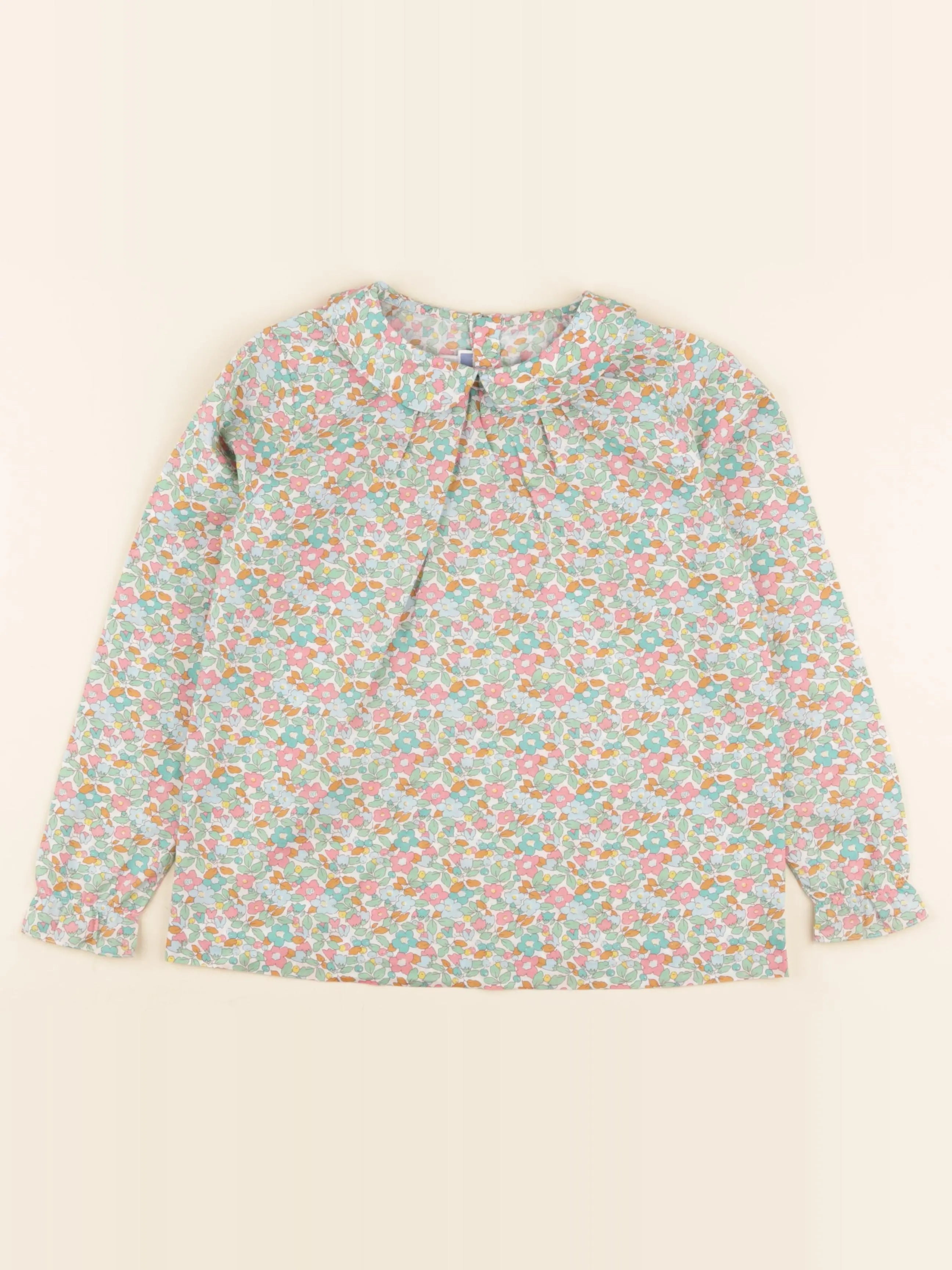 Jacadi - blouse liberty multicolore - 8 ans