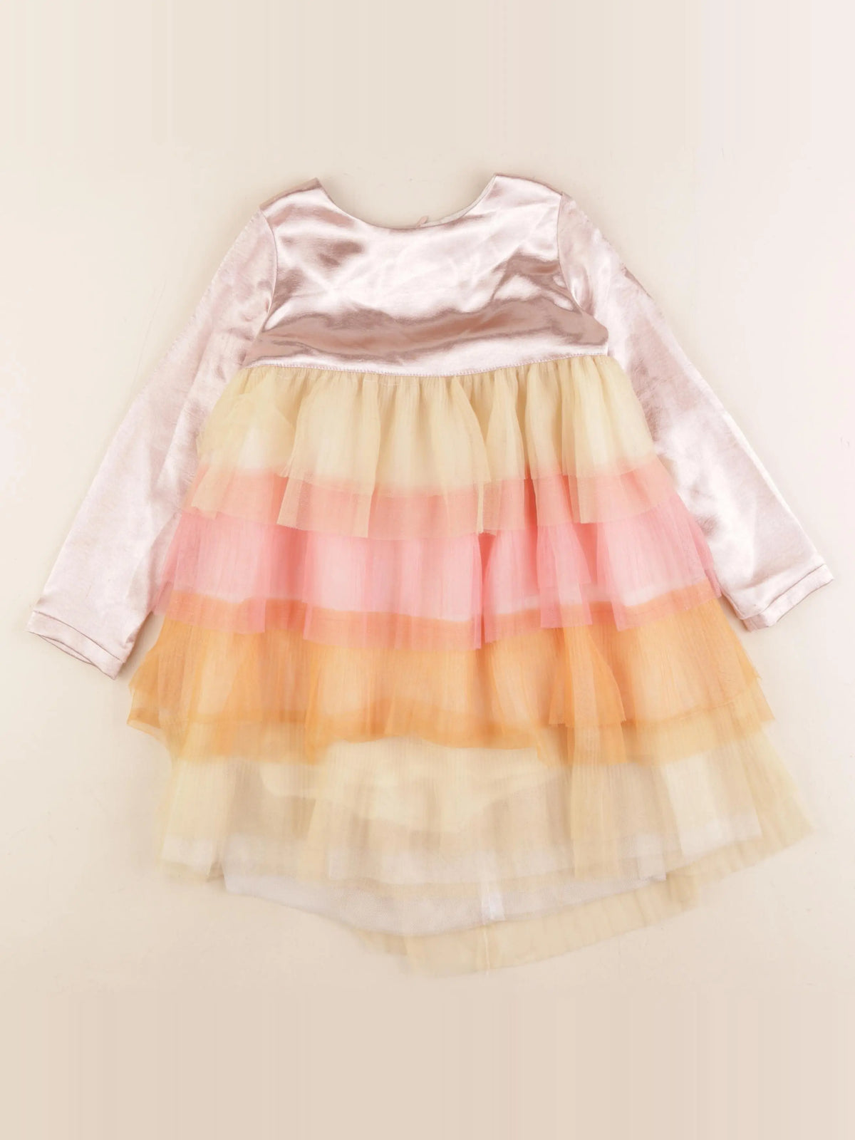 Billie Blush - robe rose, bronze - 4 ans