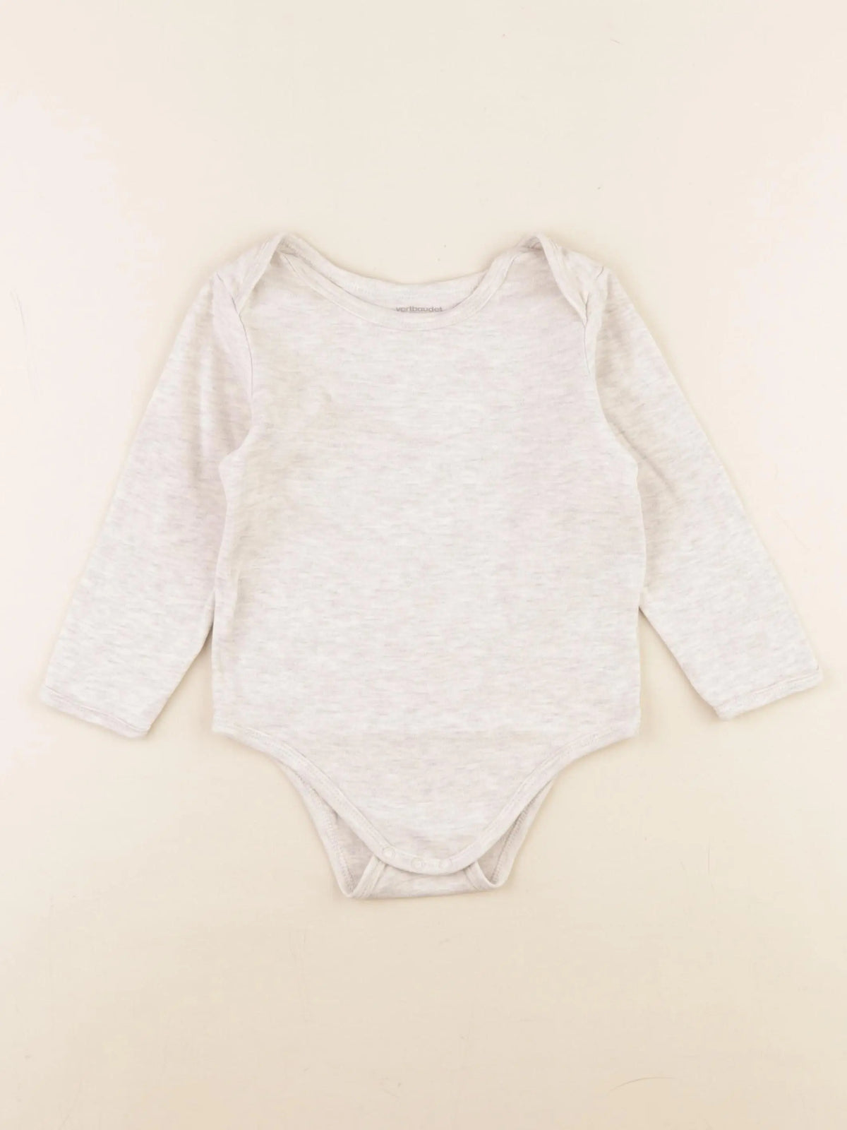 Vertbaudet - body beige - 36 mois