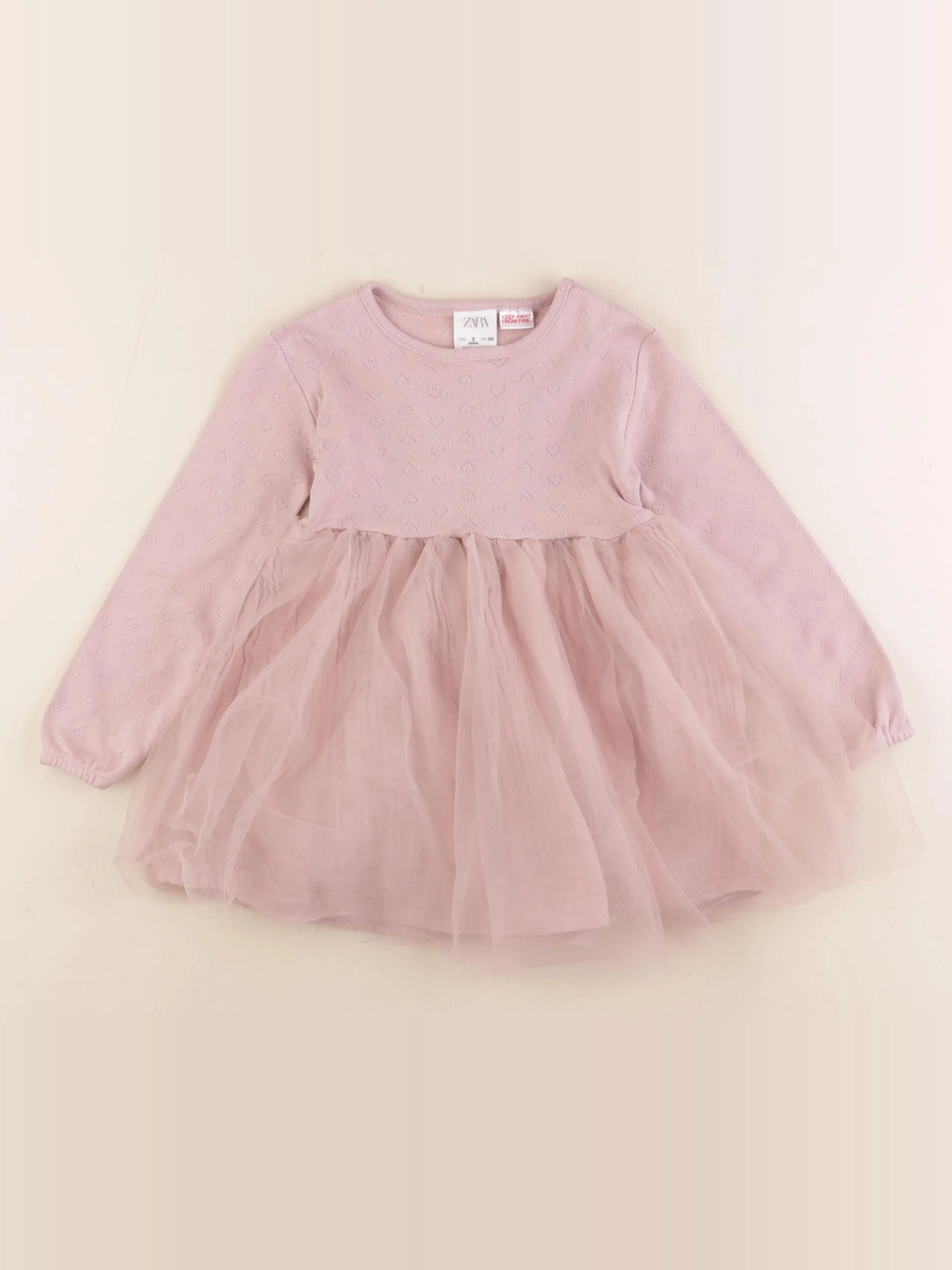 Zara - robe rose - 3 ans