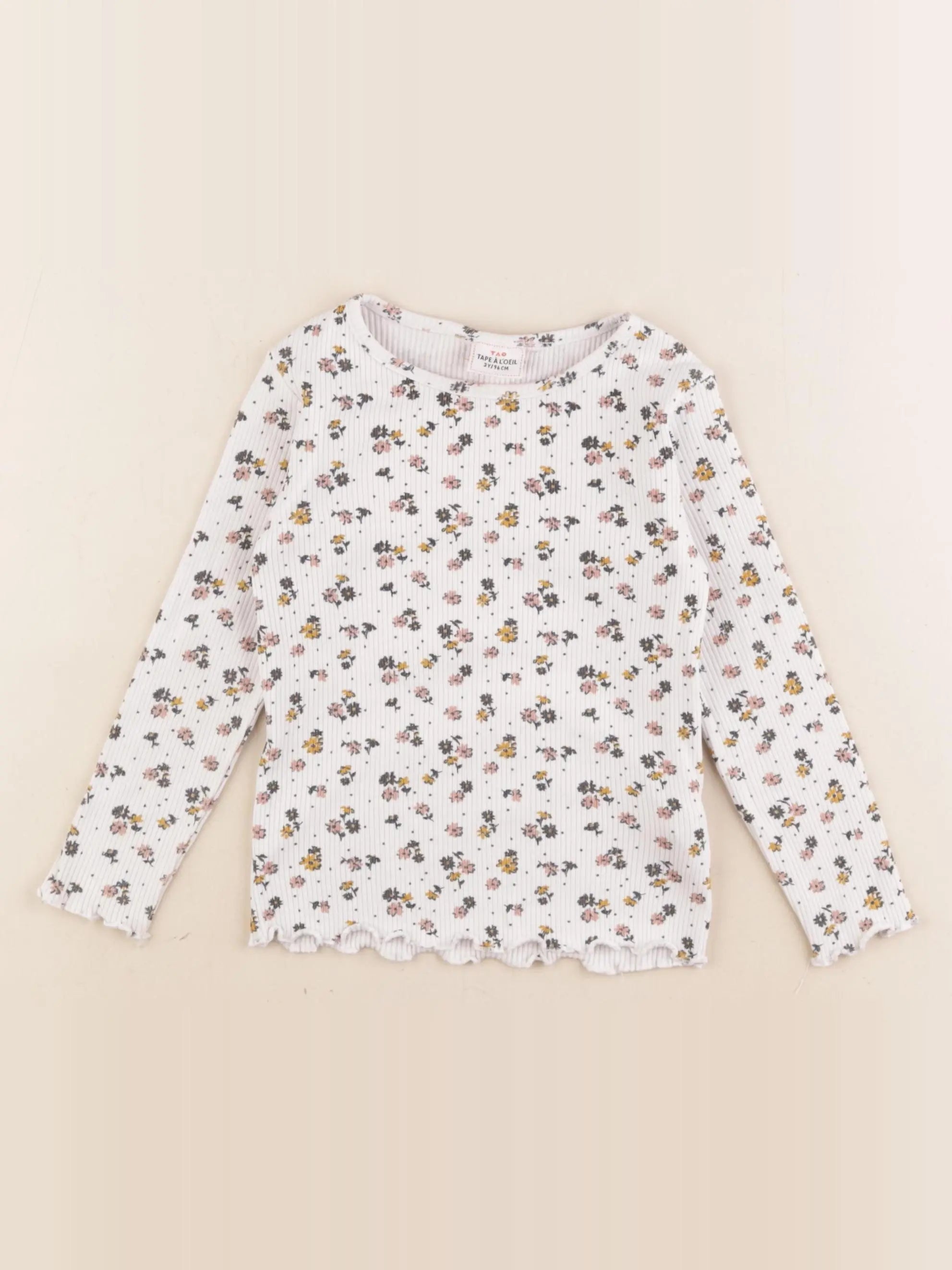 Tape à l'oeil - tee-shirt blanc - 3 ans