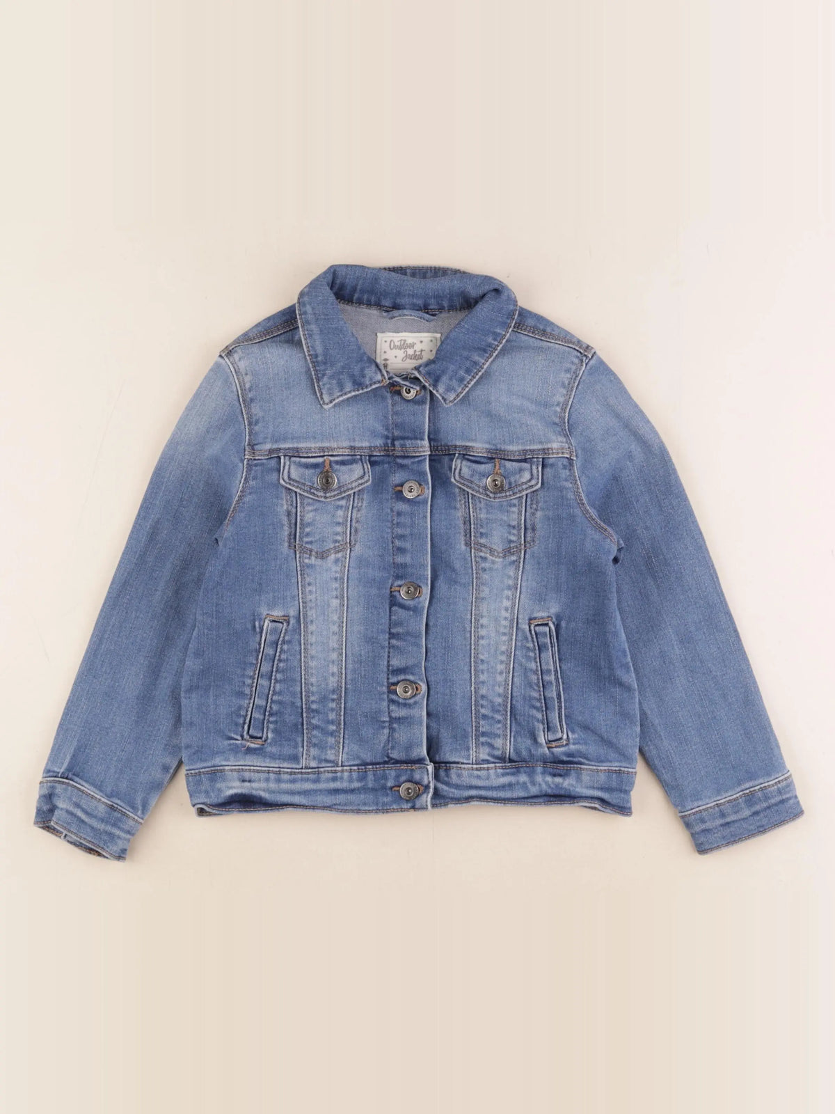 Vertbaudet - veste bleu - 6 ans