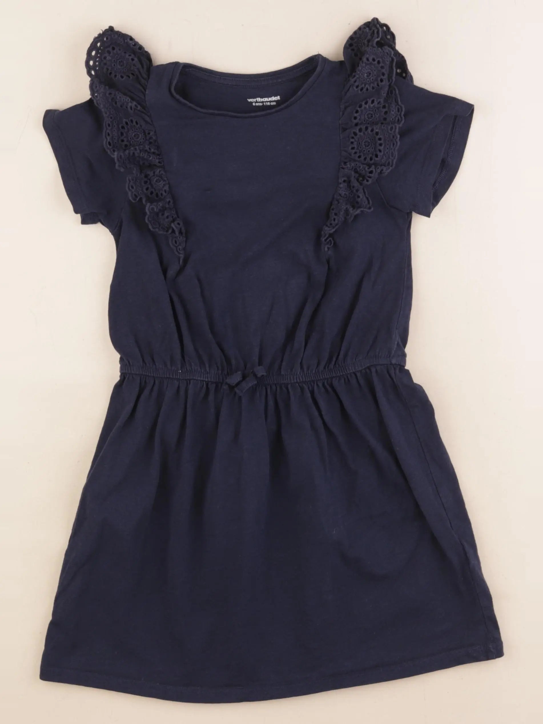 Vertbaudet - robe bleu - 6 ans