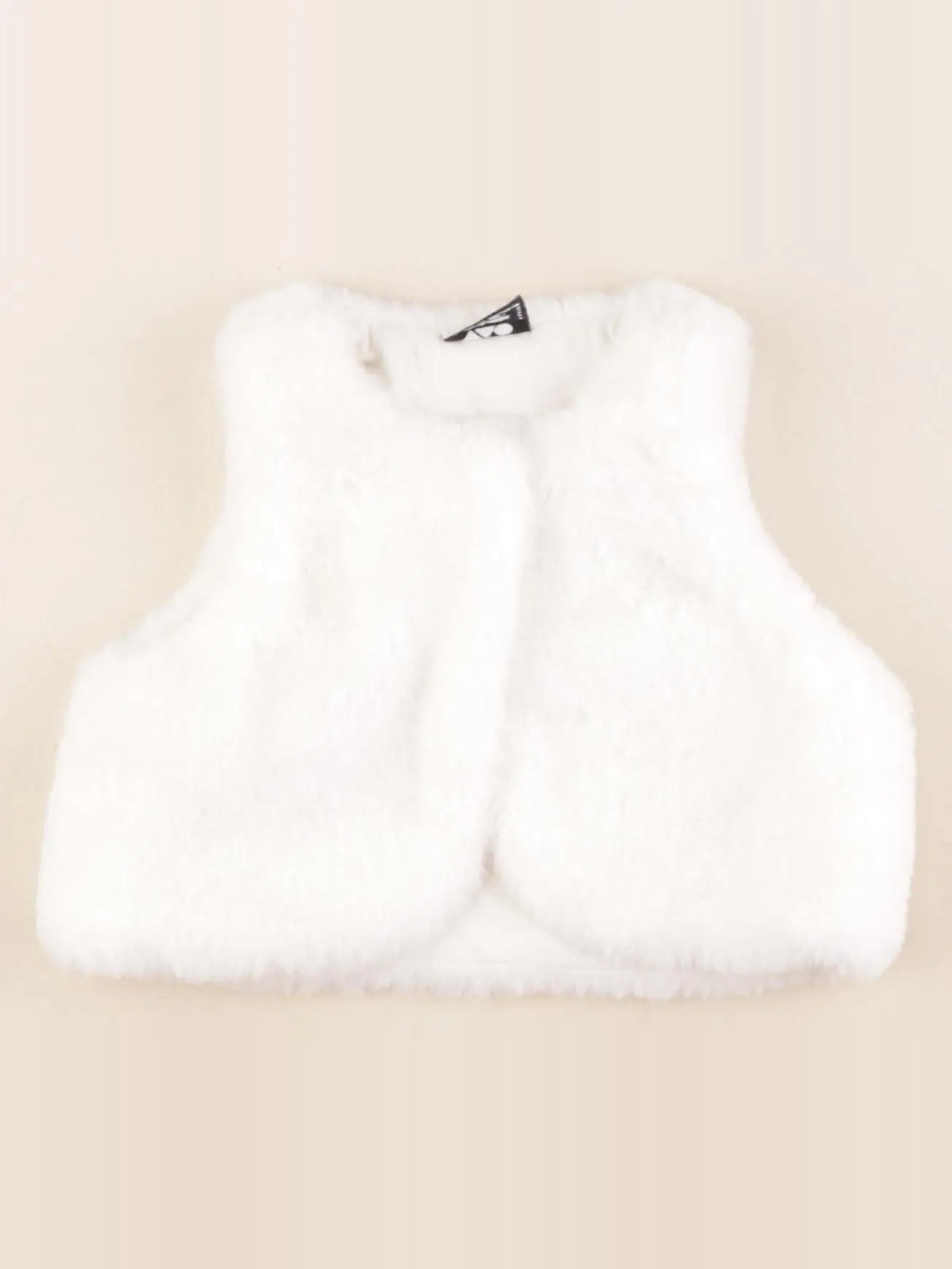 Tape à l'oeil - gilet blanc - 6 mois