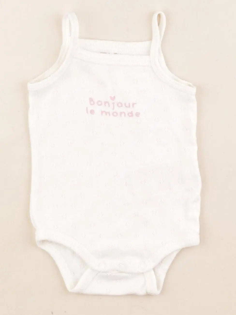 Tape à l'oeil - body beige - 3 mois