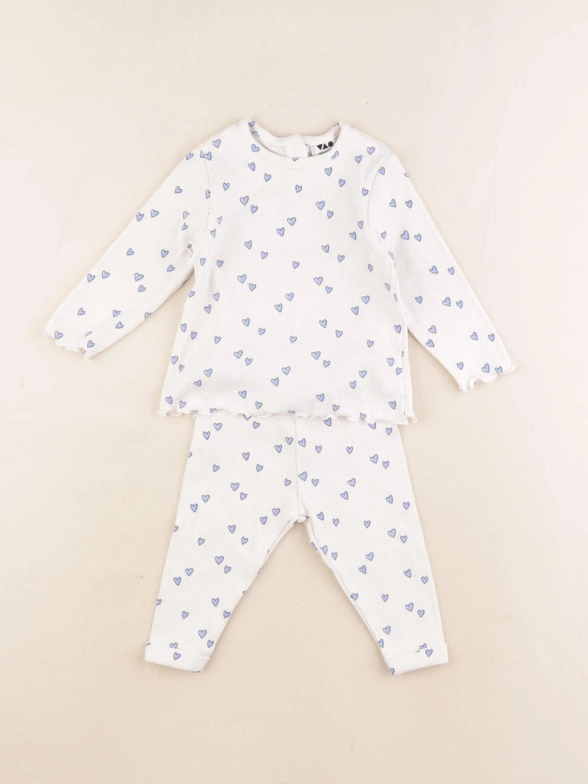 Tape à l'oeil - pyjama coton bleu - 9 mois