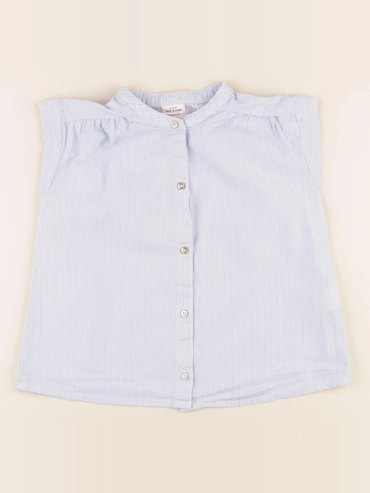 Tape à l'oeil - blouse bleu, blanc, argent - 4 ans