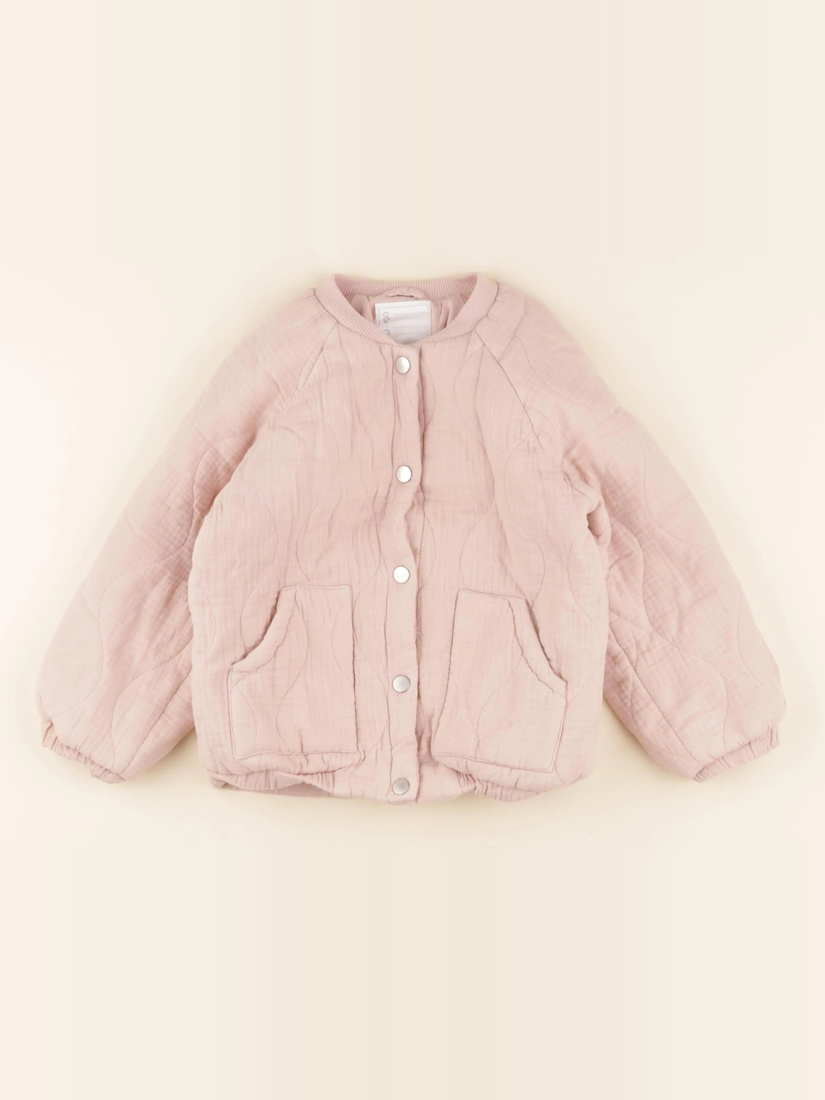 Vertbaudet - veste rose - 6 ans