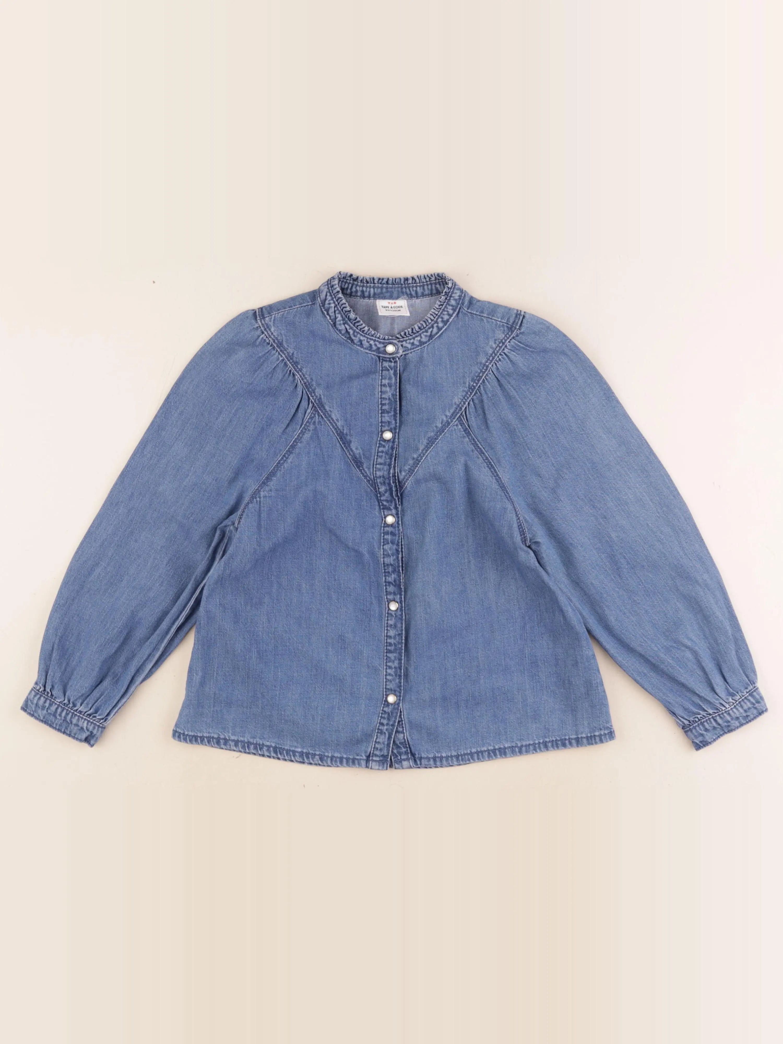 Tape à l'oeil - chemise bleu - 8 ans