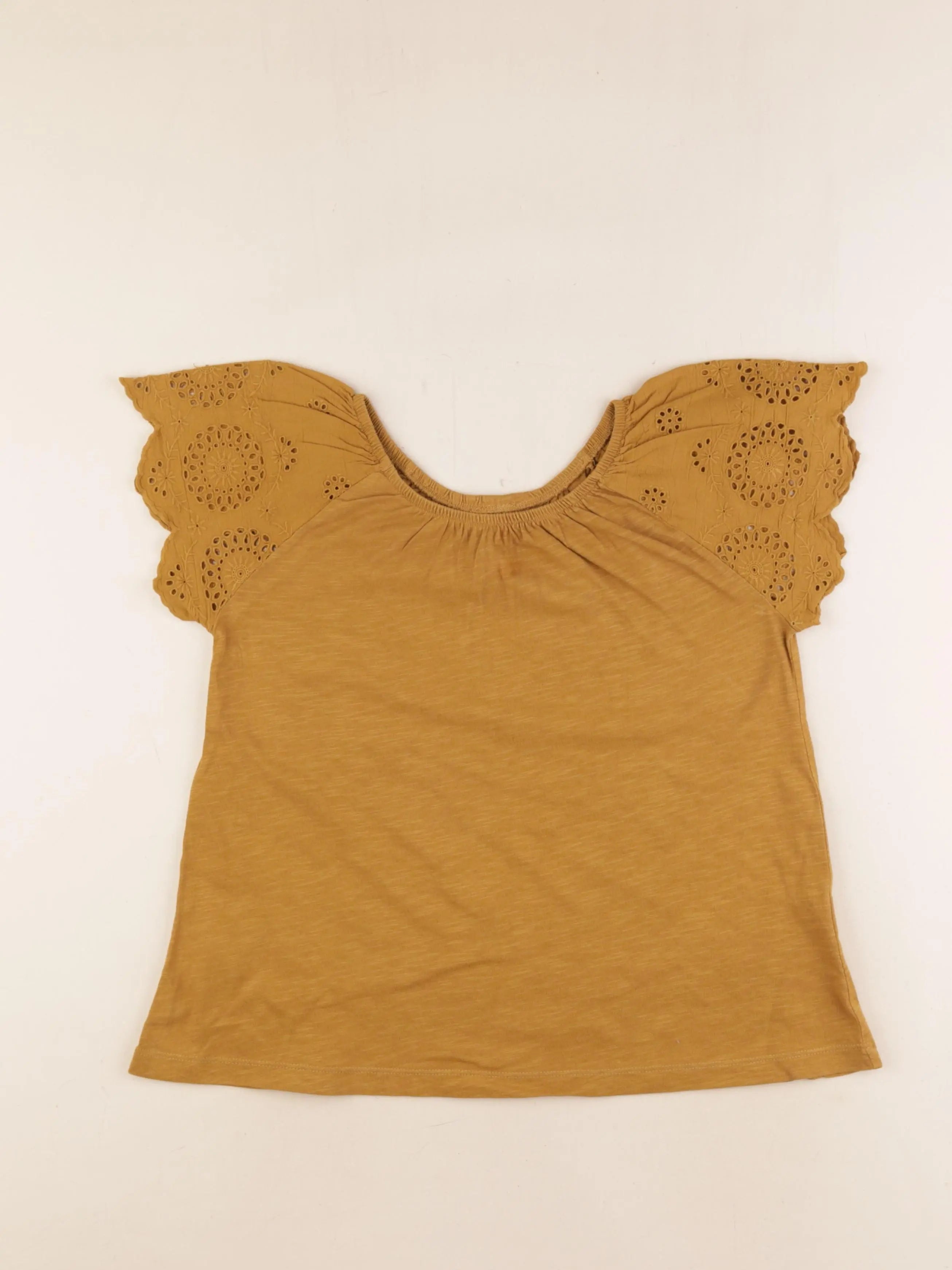 Monoprix - tee-shirt marron - 10 ans