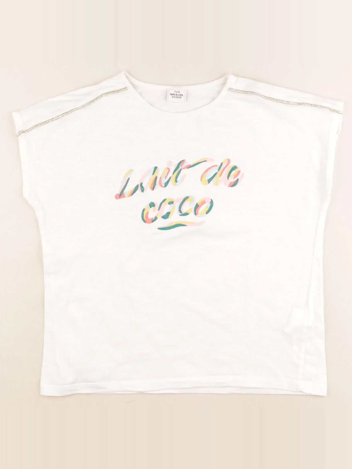 Tape à l'oeil - tee-shirt blanc - 12 ans