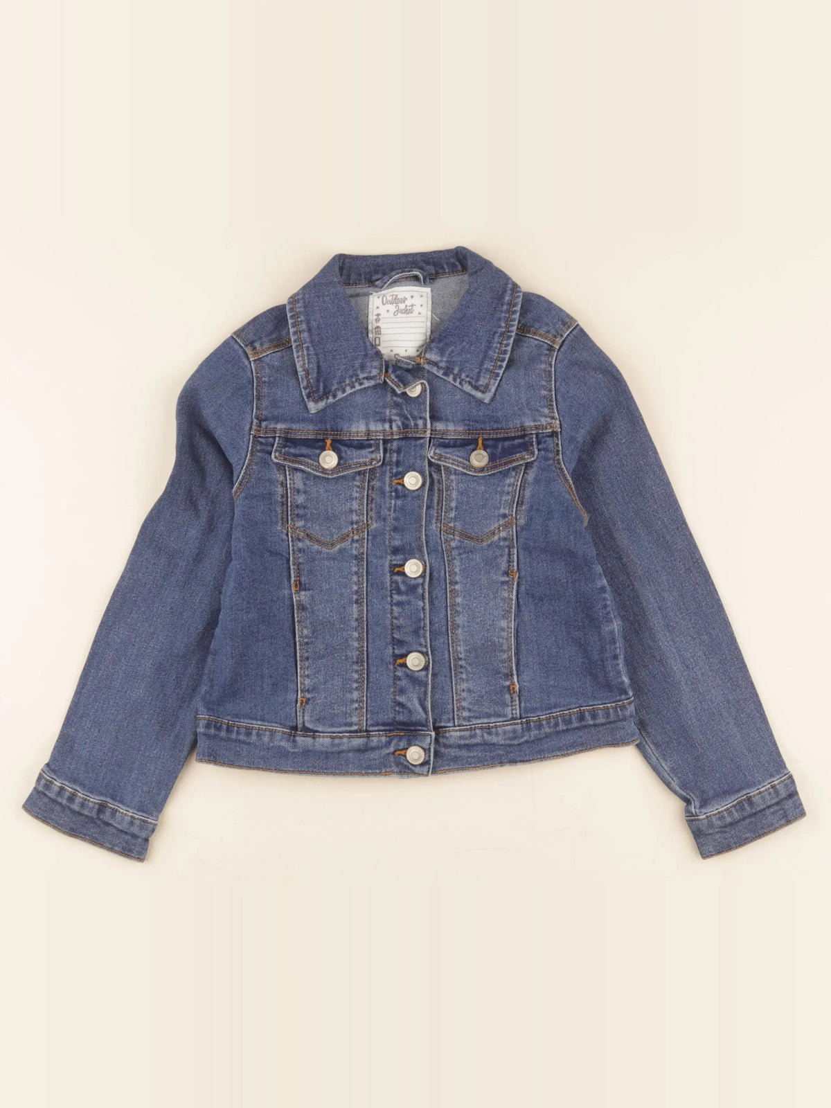 Vertbaudet - veste bleu - 7 ans