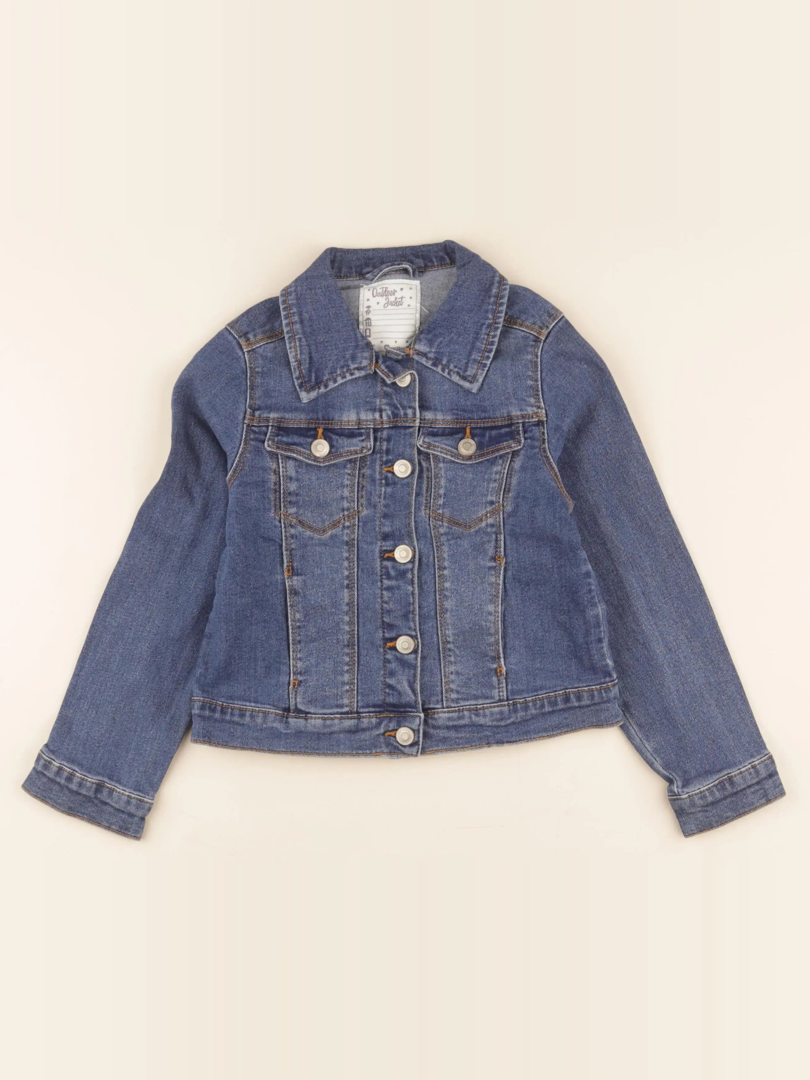 Vertbaudet - veste bleu - 7 ans