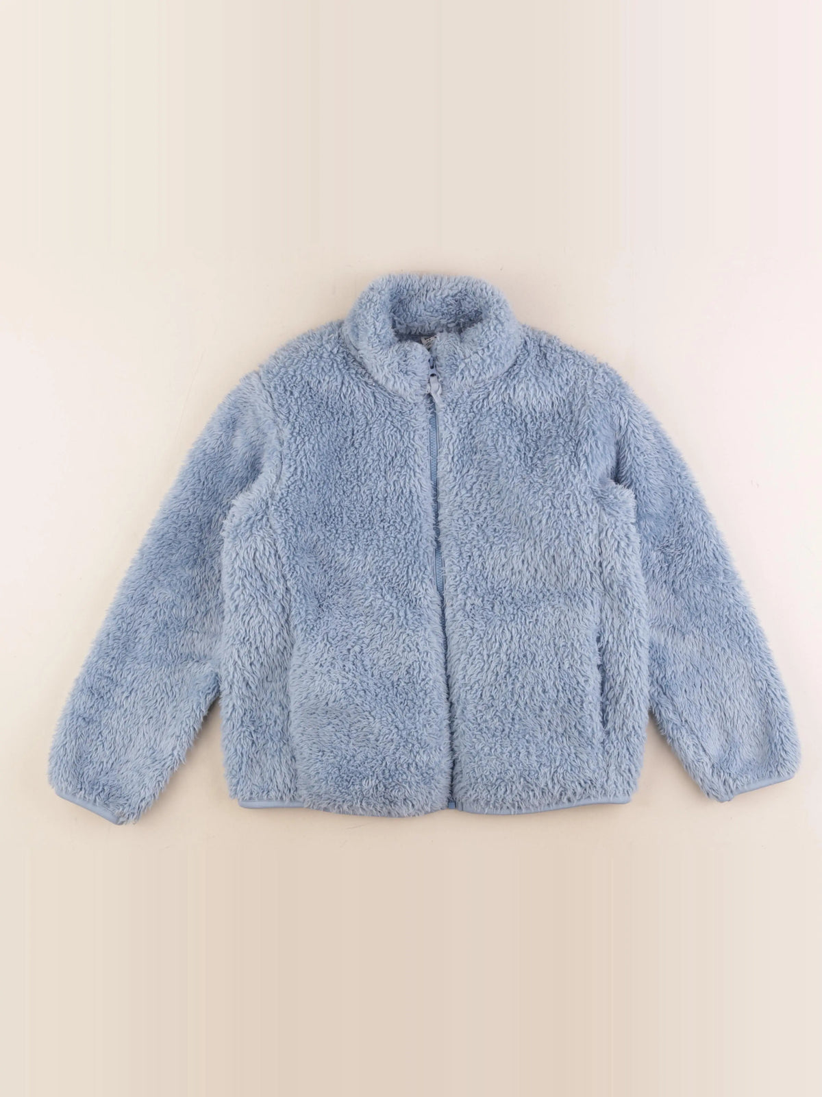 Uniqlo - sweat bleu - 7/8 ans