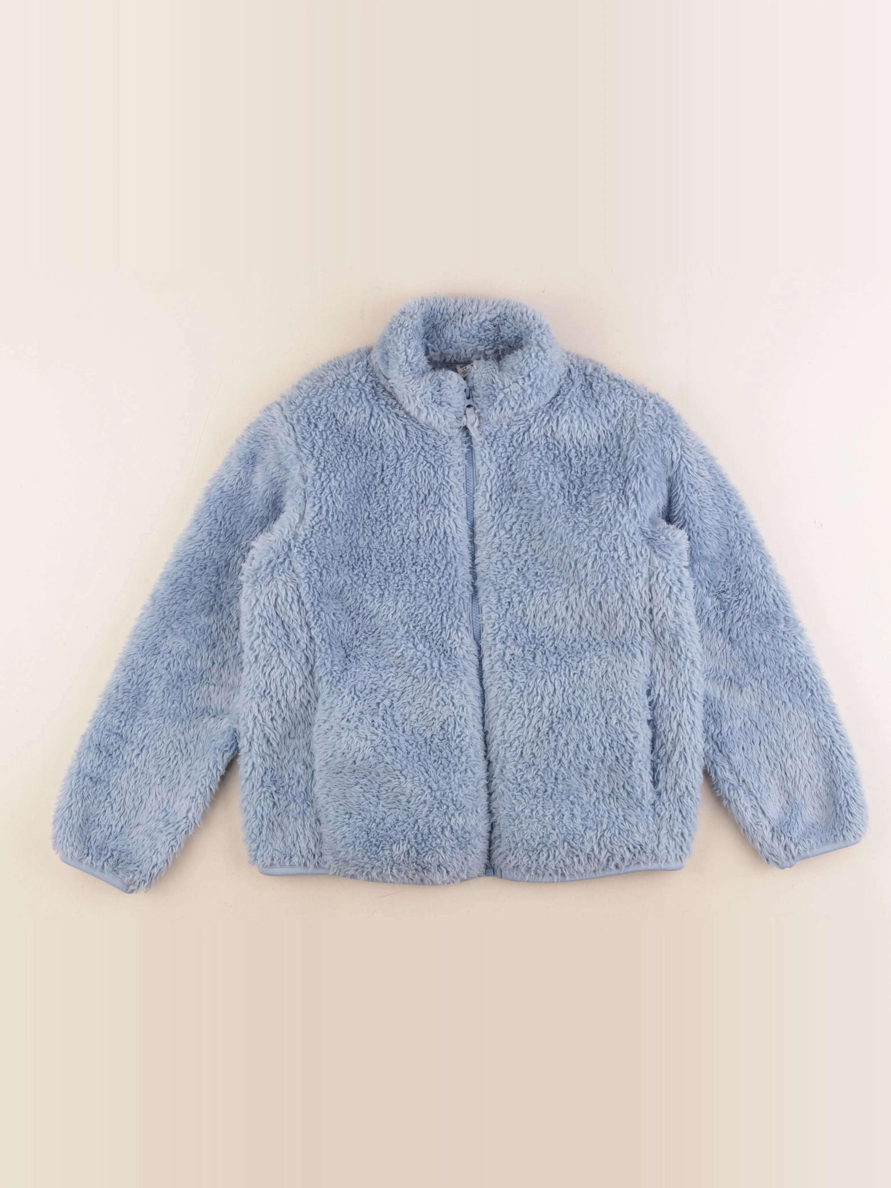 Uniqlo - sweat bleu - 7/8 ans