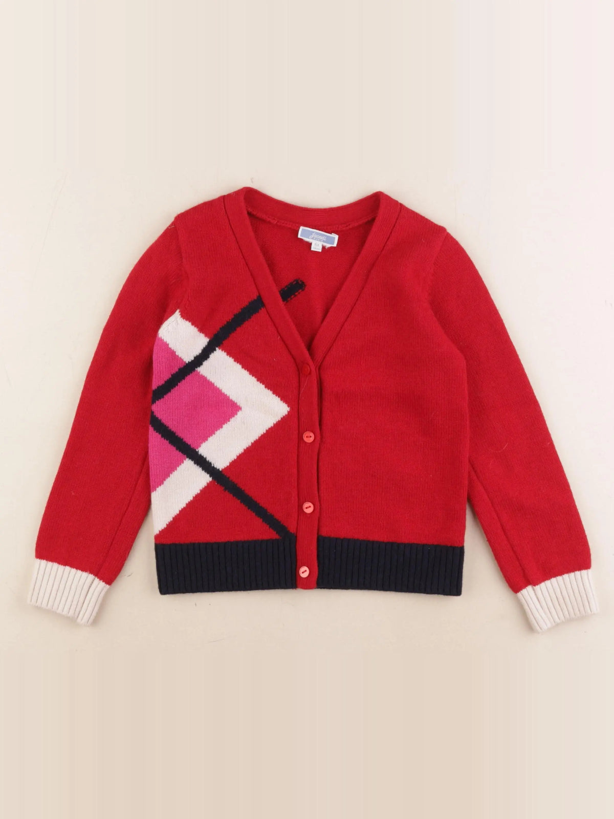 Jacadi - gilet rouge - 6 ans