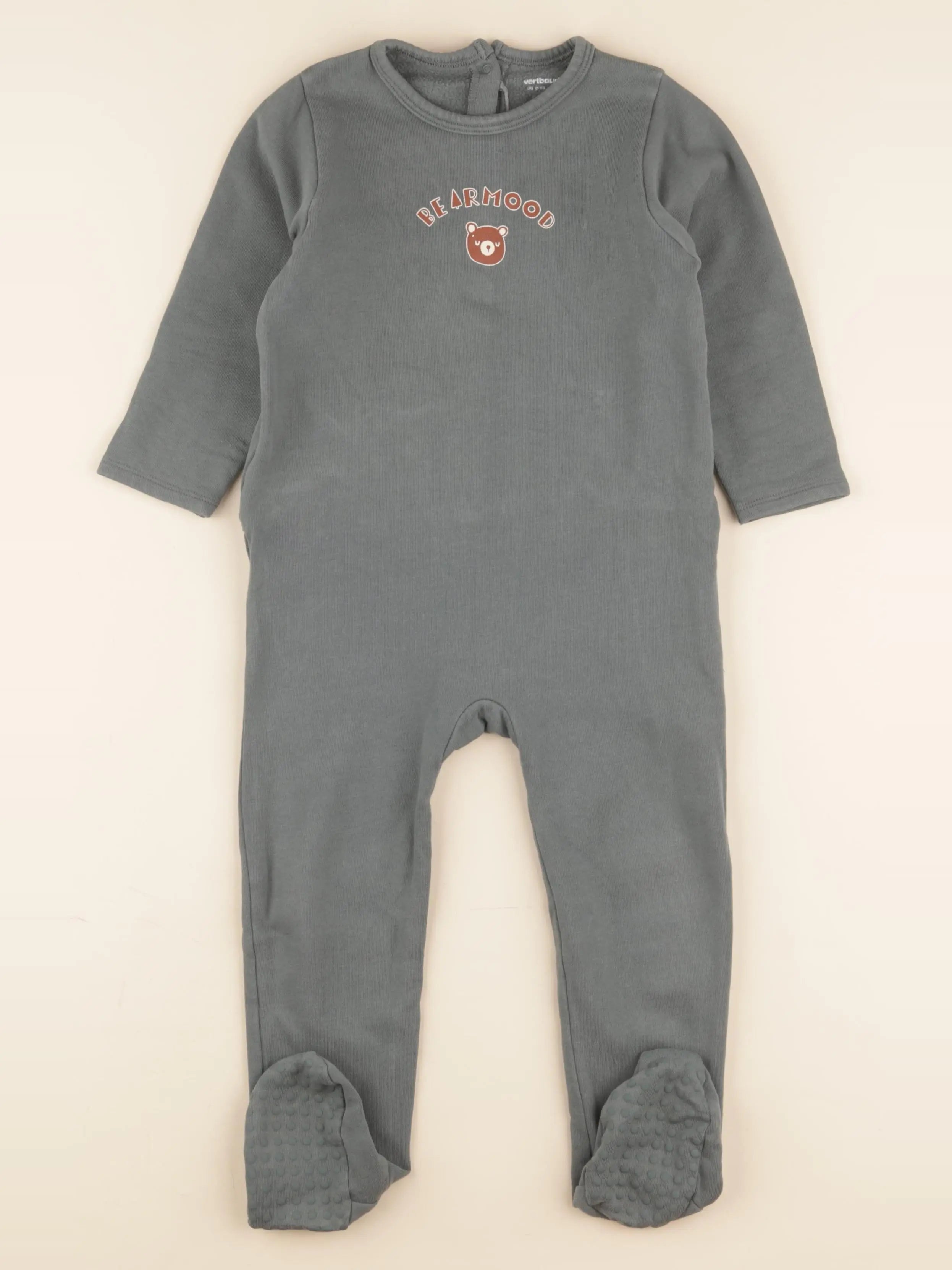 Vertbaudet - pyjama coton vert - 3 ans