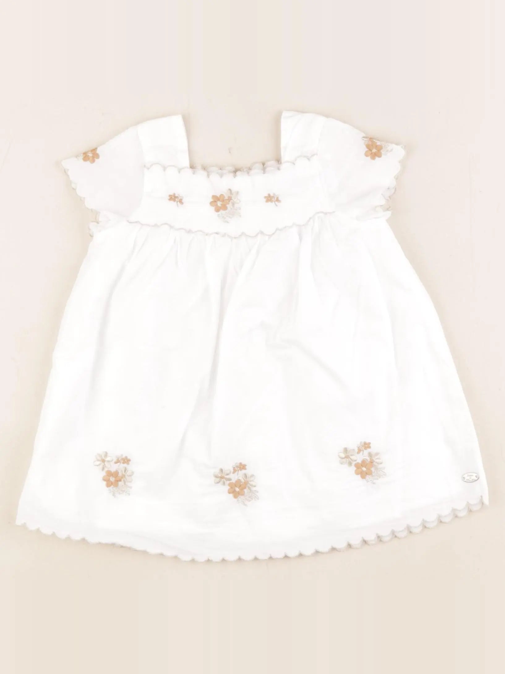 Tartine & Chocolat - robe blanc - 6 mois