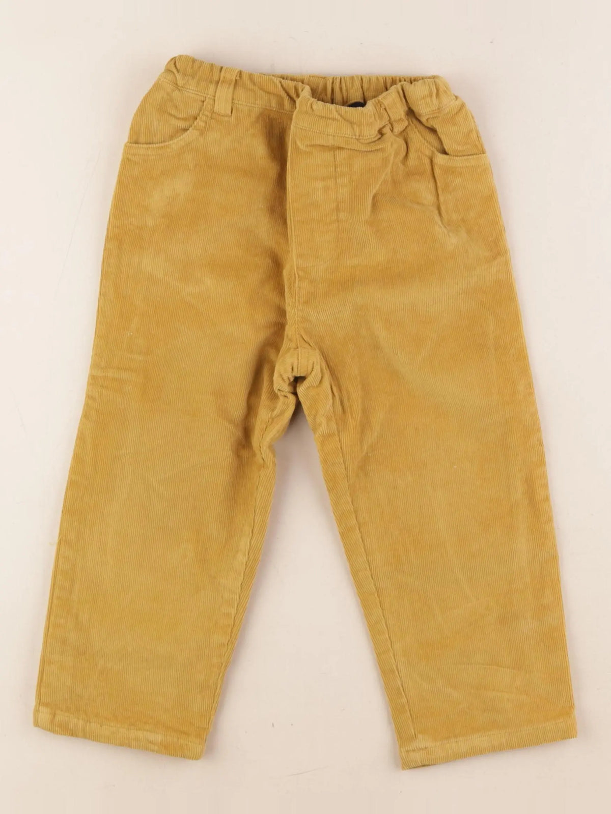 Jacadi - pantalon doublé jaune - 36 mois