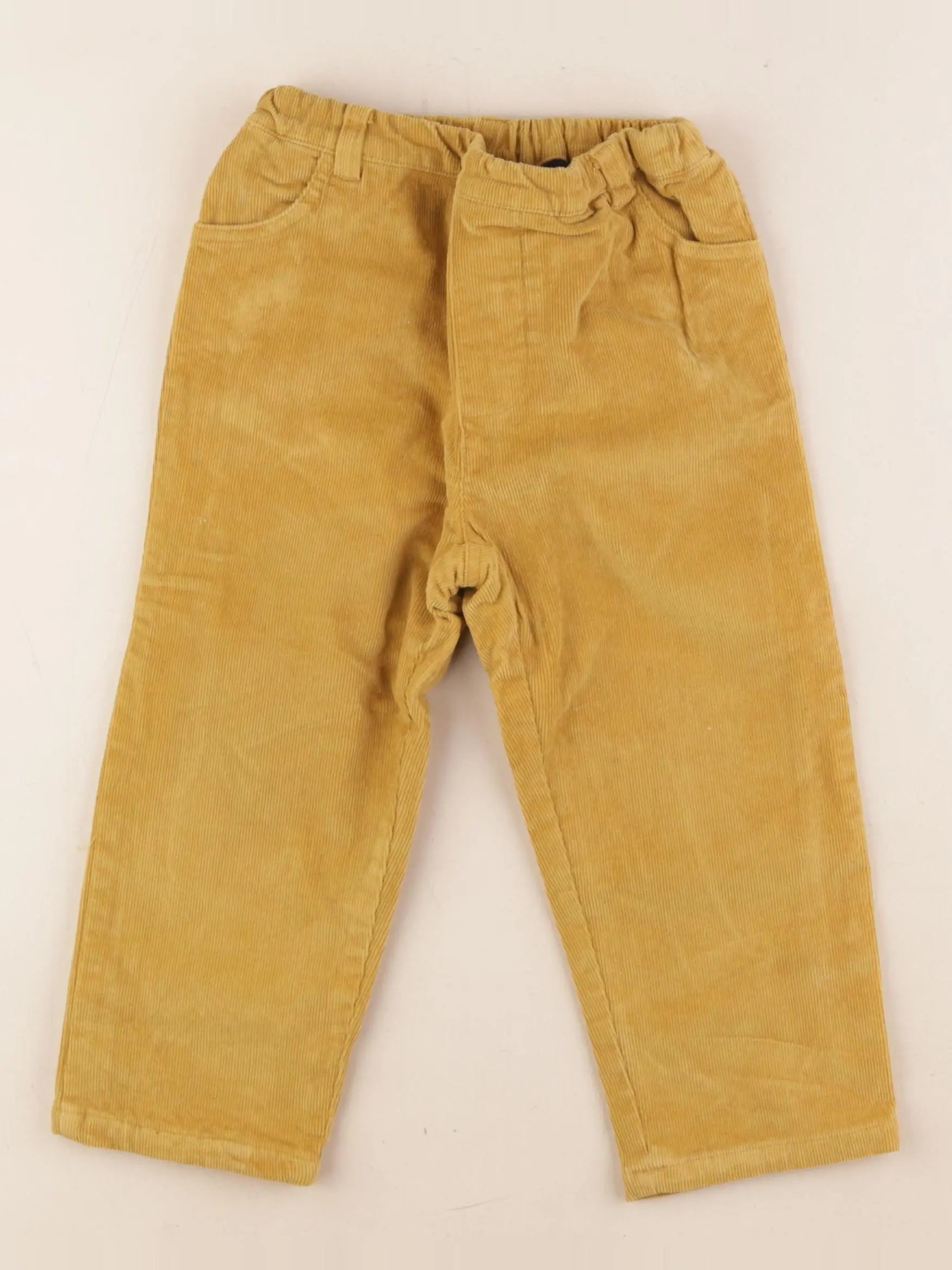 Jacadi - pantalon doublé jaune - 36 mois