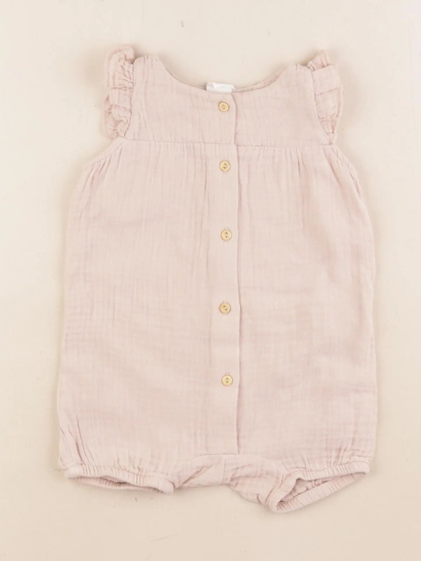 H&M - combinaison rose - 2/4 mois