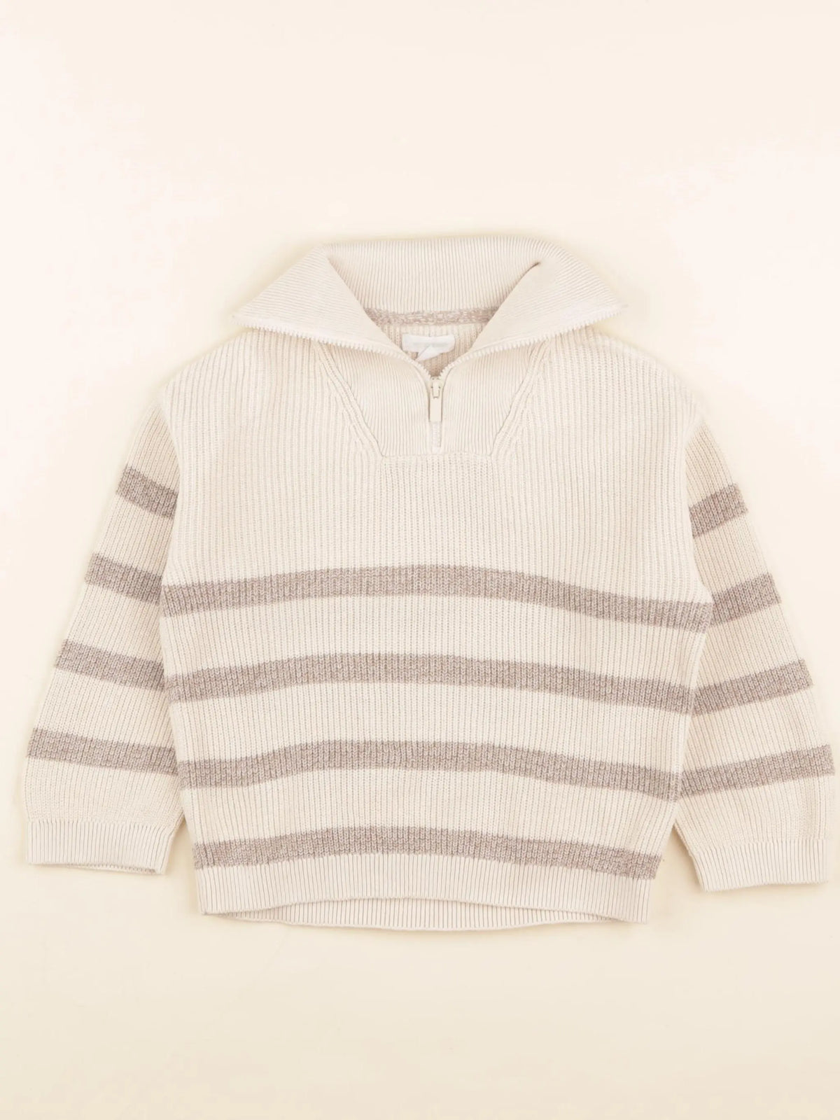 Vertbaudet - pull beige - 3 ans