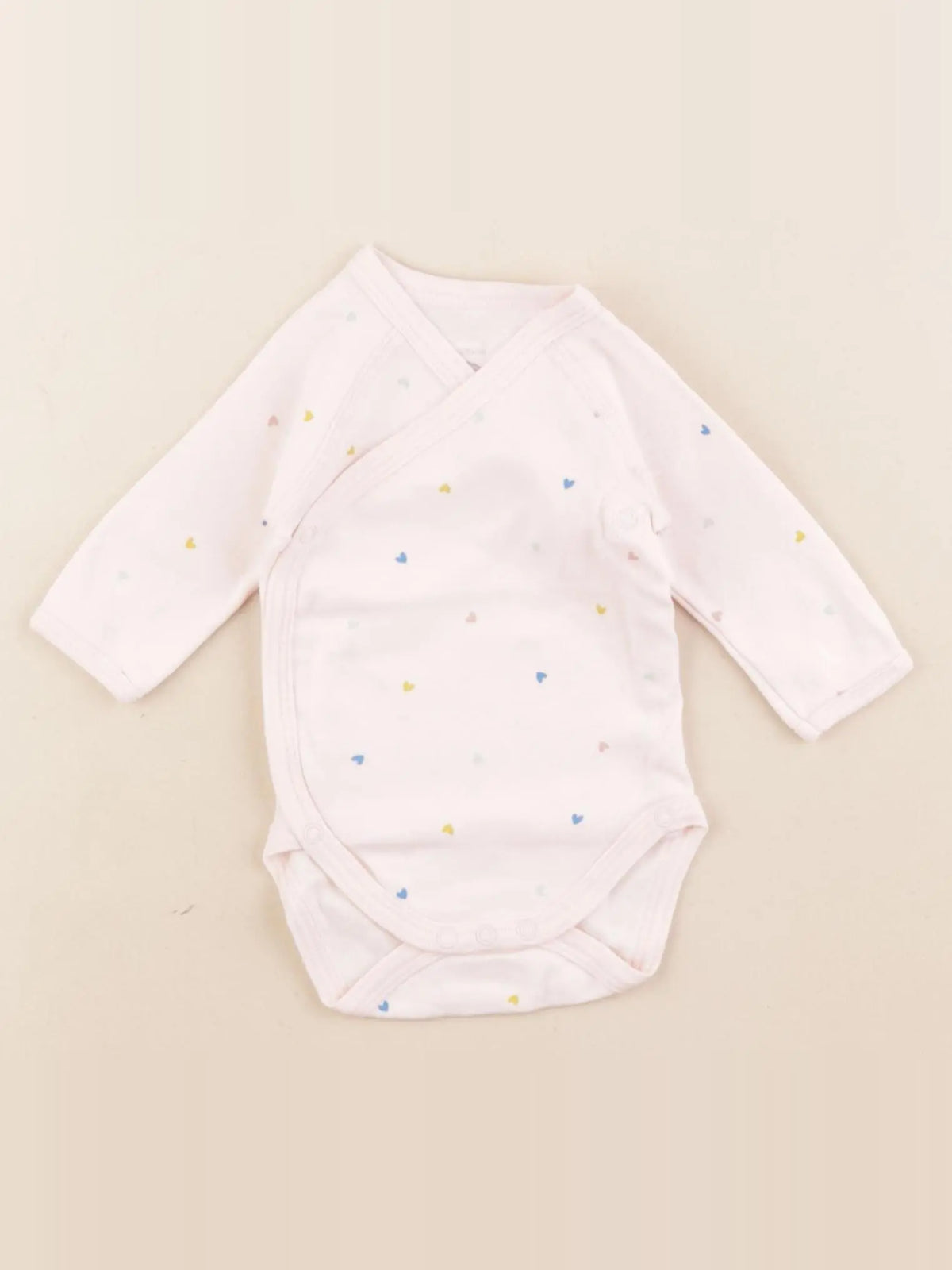 Petit Bateau - body rose - 1 mois