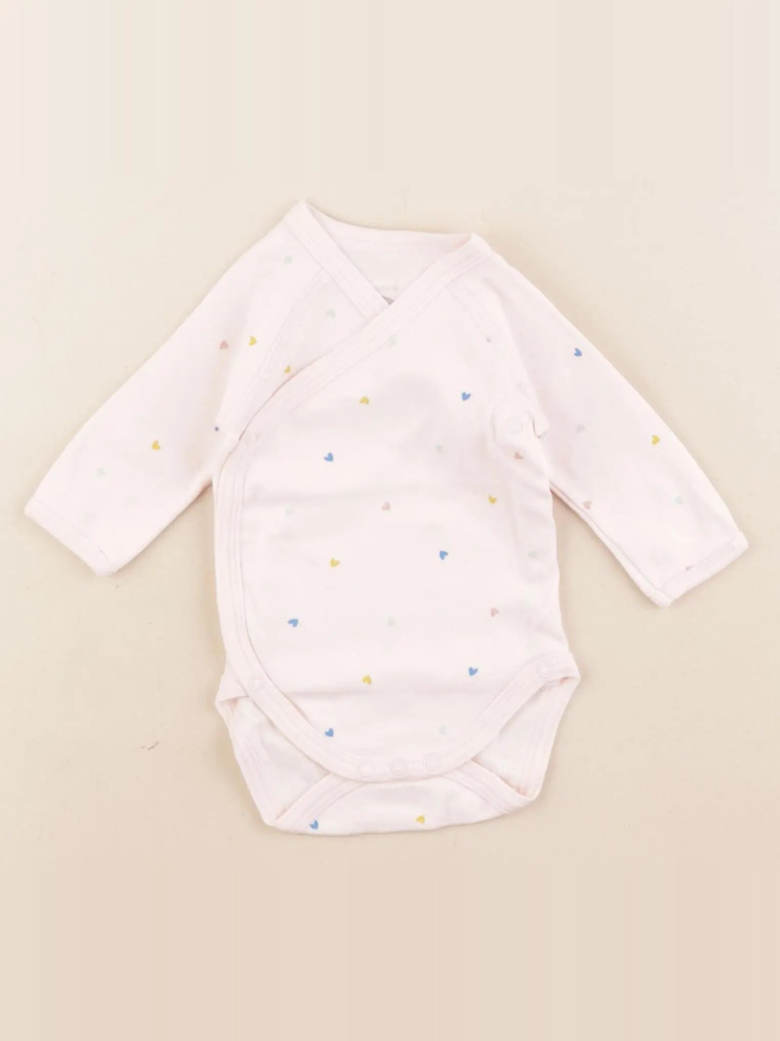 Petit Bateau - body rose - 1 mois