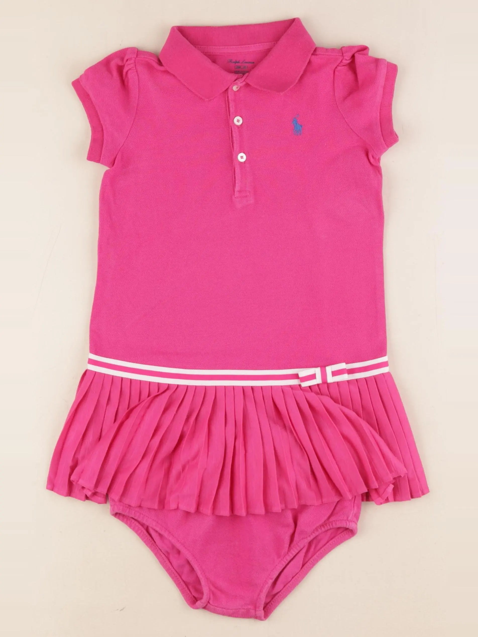 Ralph Lauren - robe rose - 24 mois